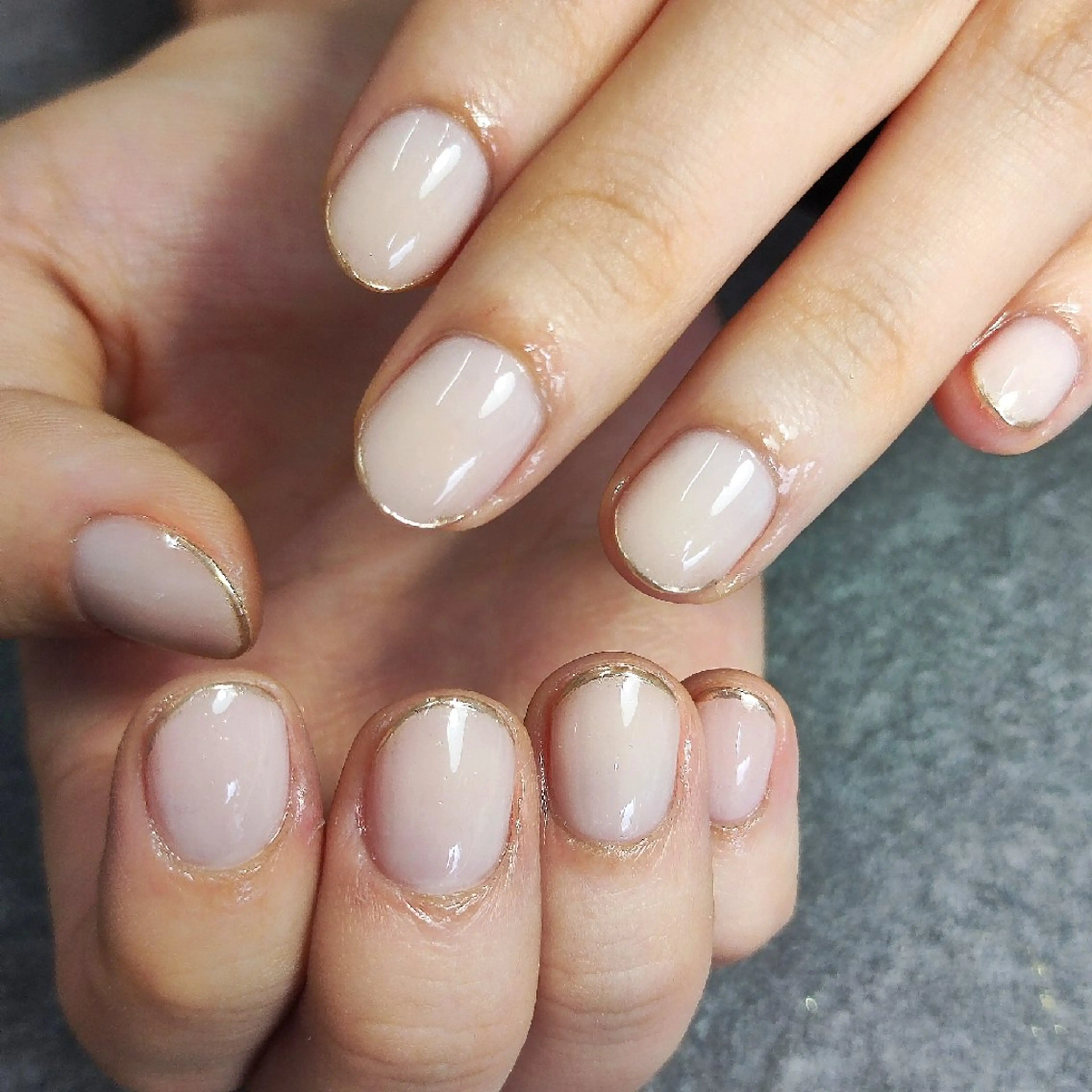 ネイル フレンチネイル ミラーネイル 個人サロン saltnailのネイルデザイン
