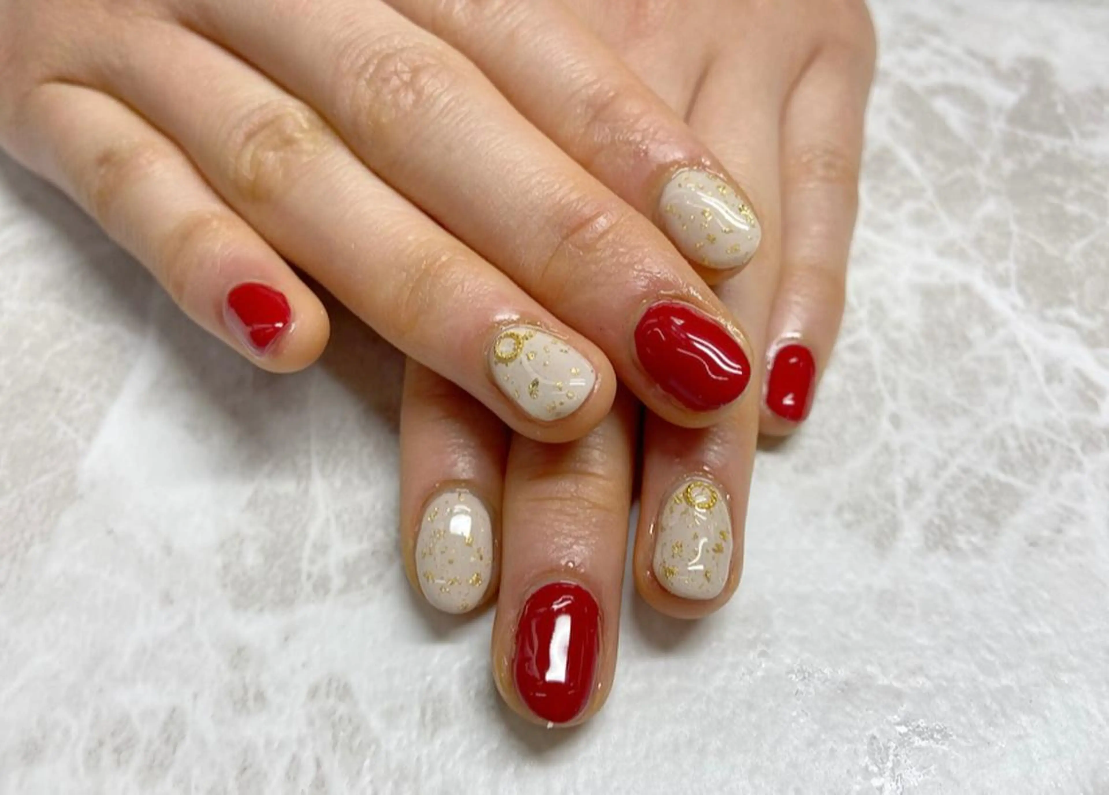 ネイル アートネイル ジェルネイル 卒業式 🧸熊谷 かほ🧸のネイルデザイン