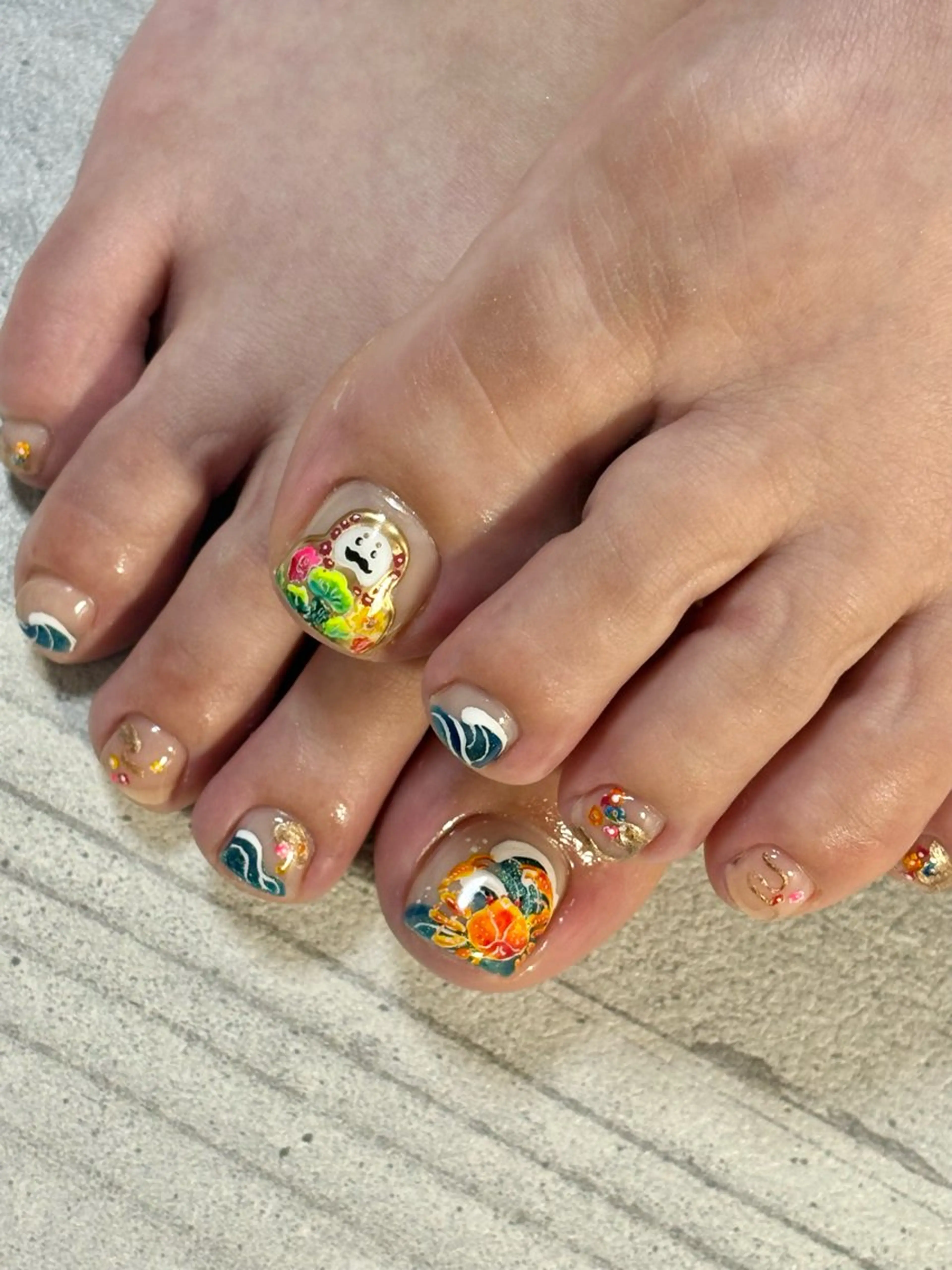 ネイル フットネイル FIORITURA Maikoのネイルデザイン