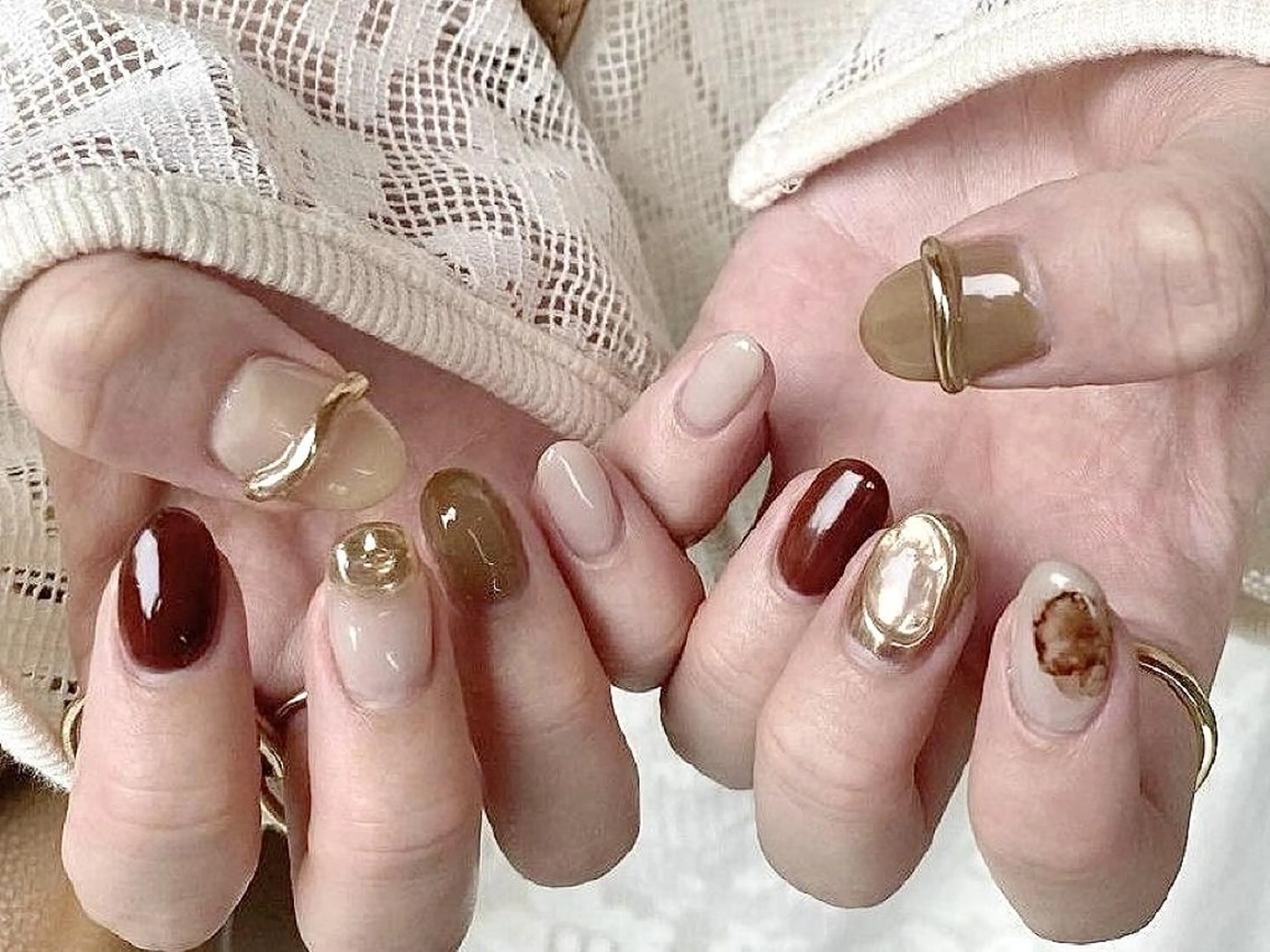 ネイル na🎀🎀na ちゅるちゅるのネイルデザイン