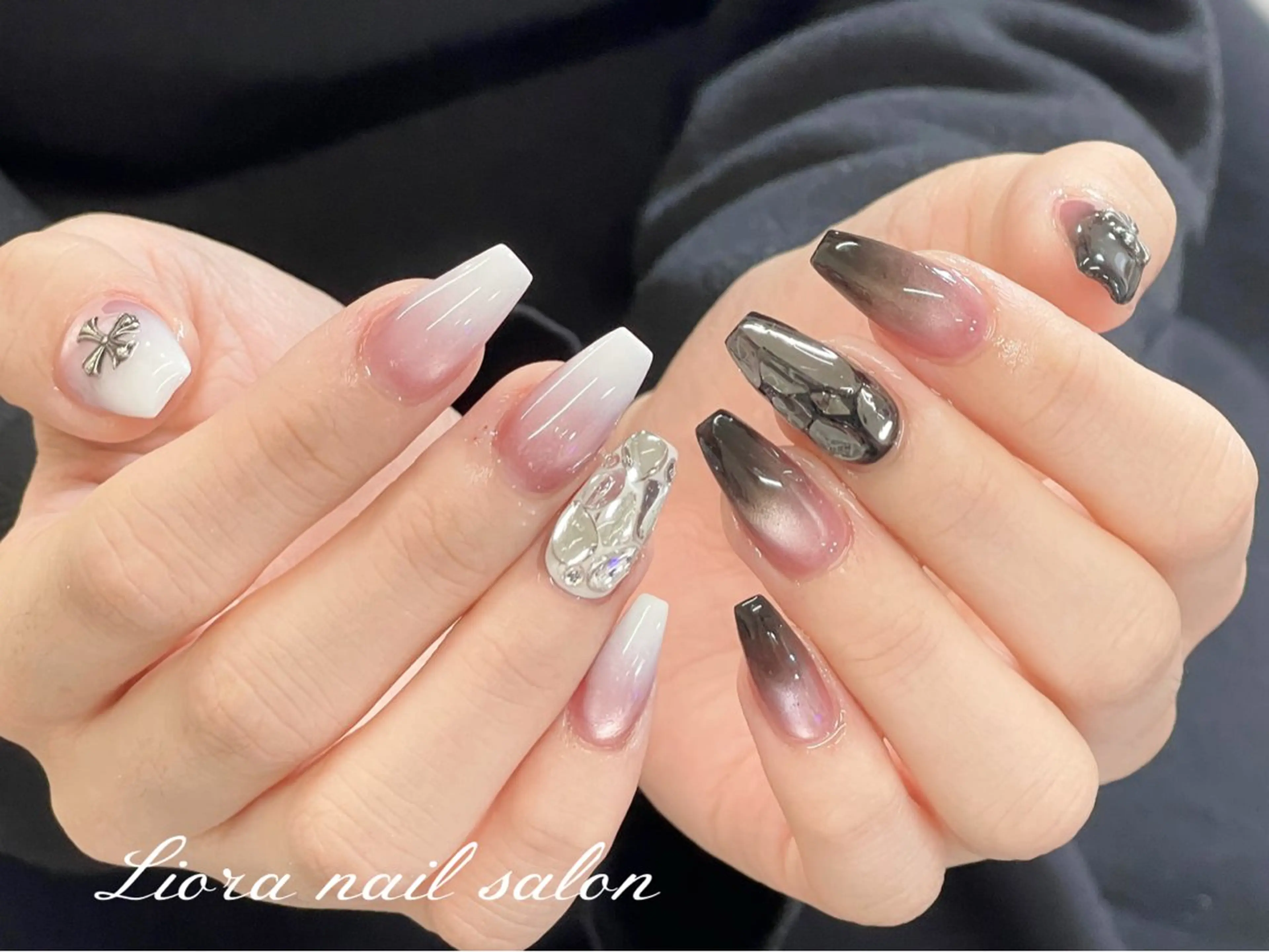 ネイル チークネイル フットネイル フレンチネイル ジェルネイル ガーリー ハンドネイル Liora nail スカルプ専門店のネイルデザイン