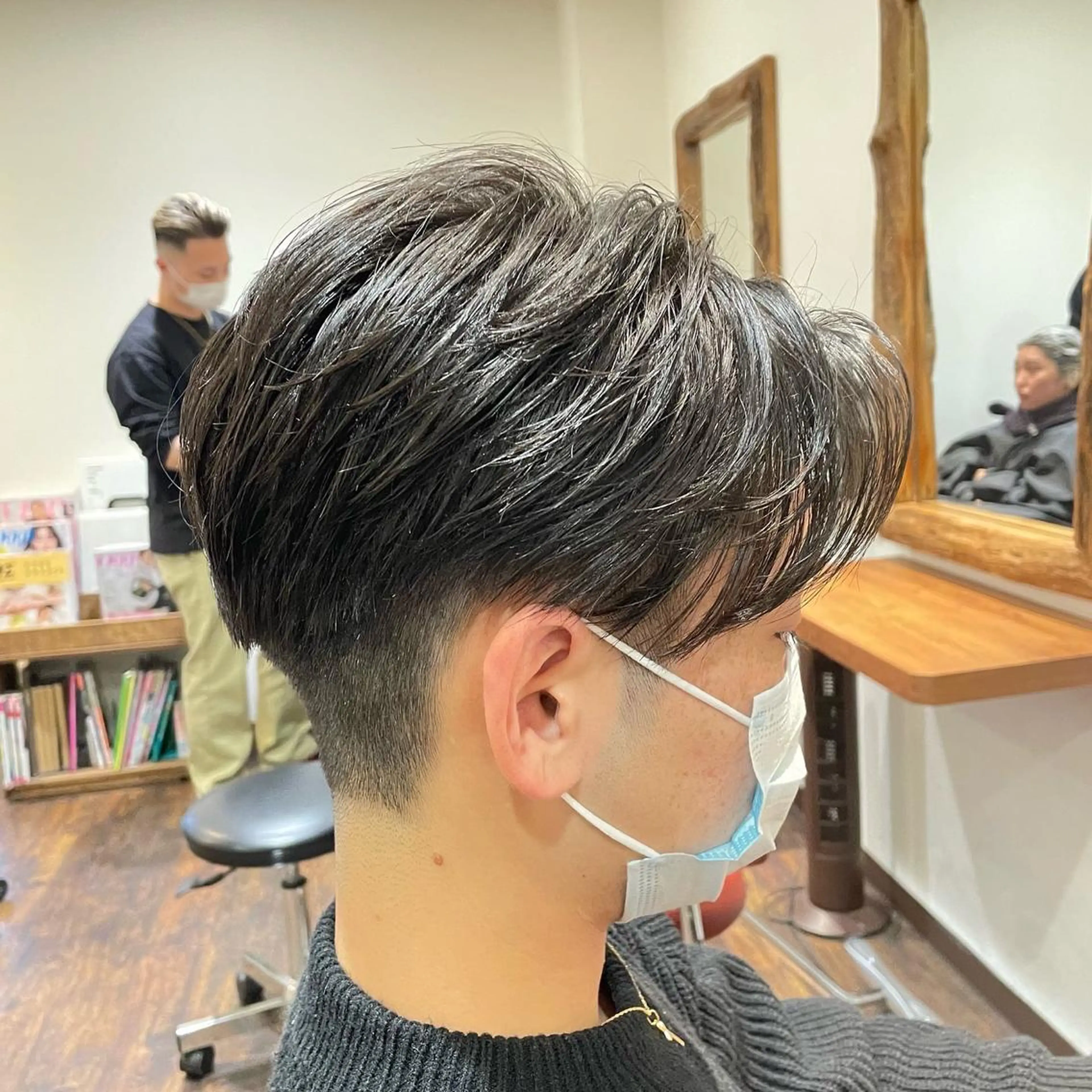 ショート パーマ メンズ メンズパーマ ハンサムショート ショートヘア ニュアンスパーマ カット パーマ Wataru 髪質改善カラー💎のヘアスタイル