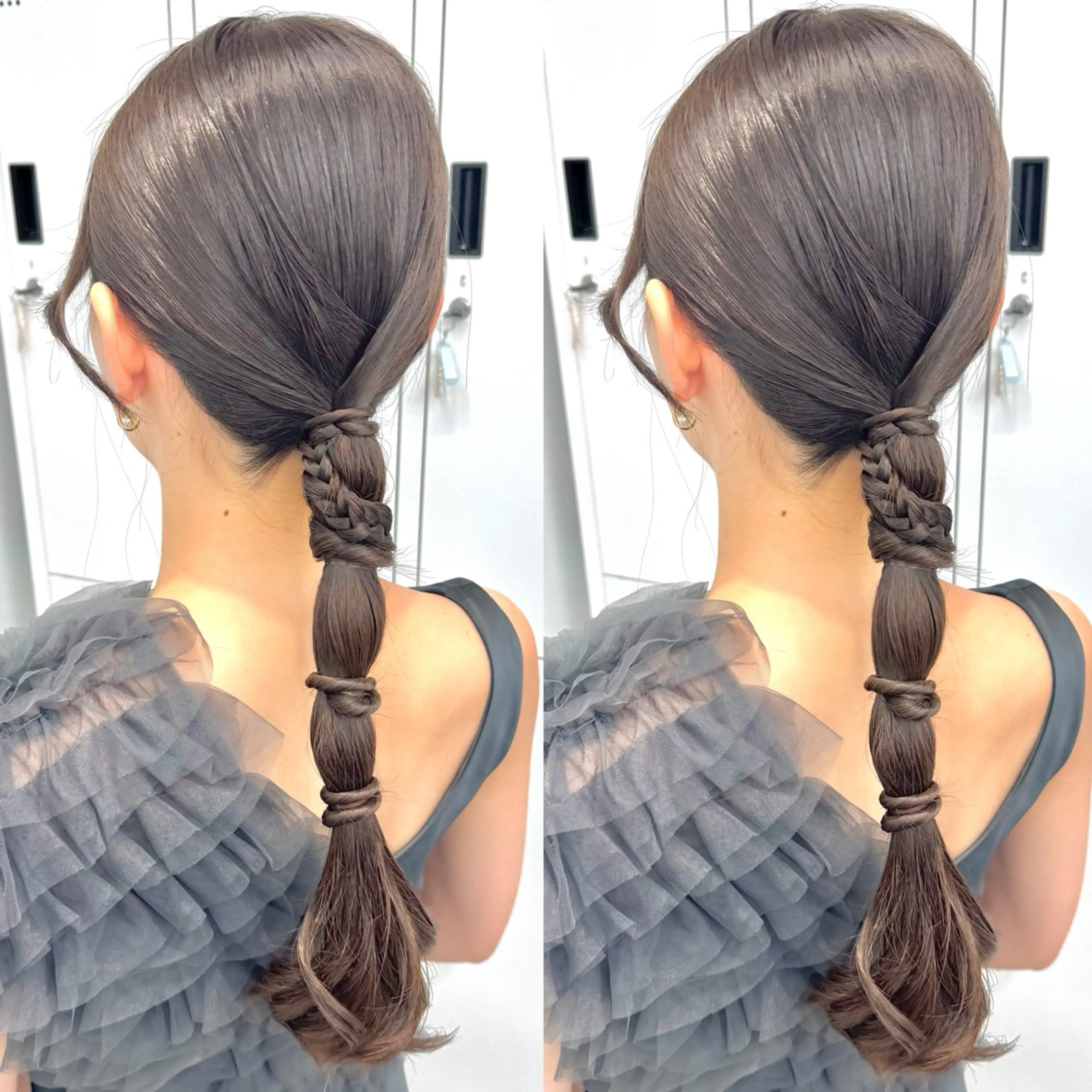 ロング ヘアアレンジ ヘアセット ヘアメ🎀推しカラー 🥣横浜/しほ🧸のヘアスタイル