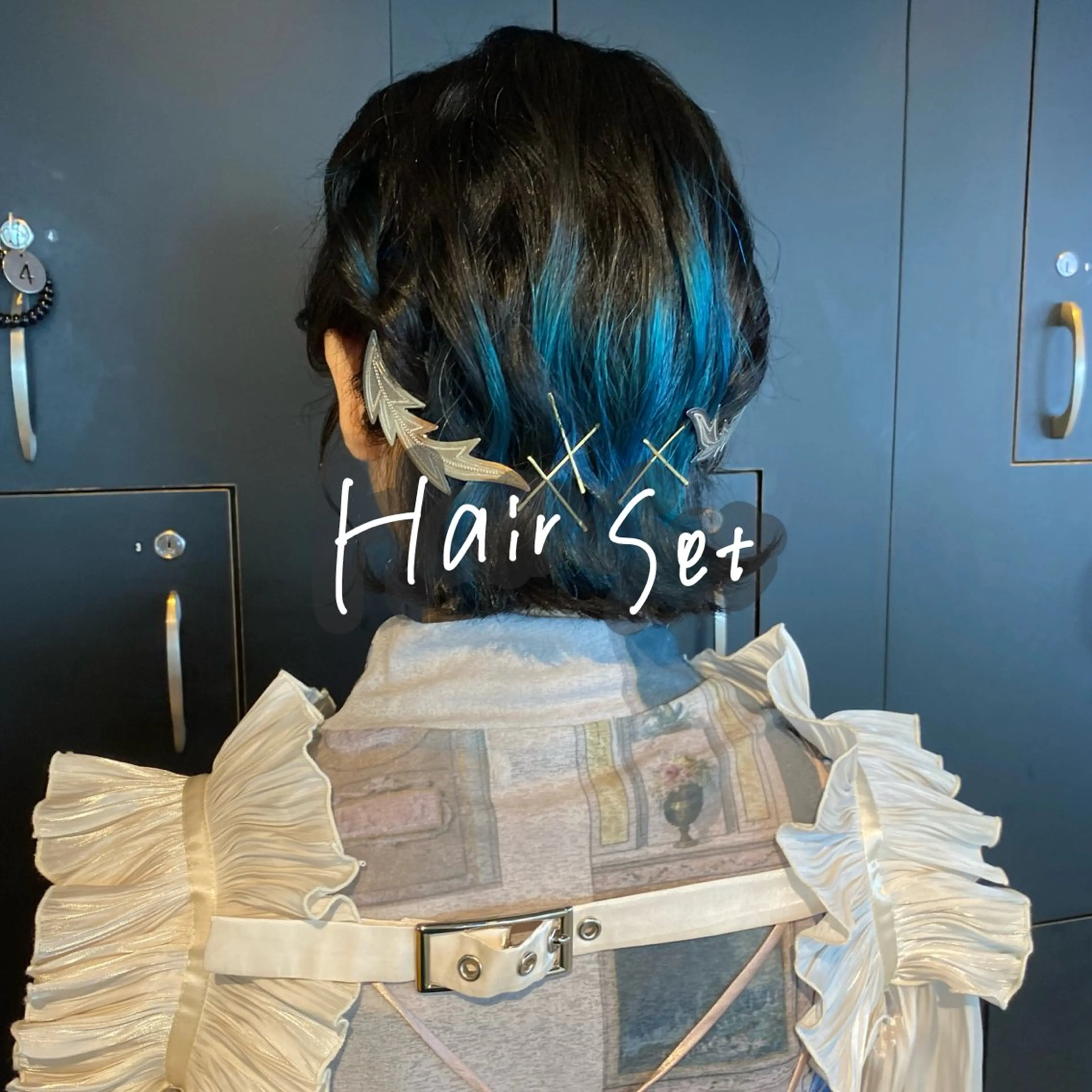 ヘアアレンジ ヘアセット 暖色艶color / ボブ🦩Rioのヘアスタイル