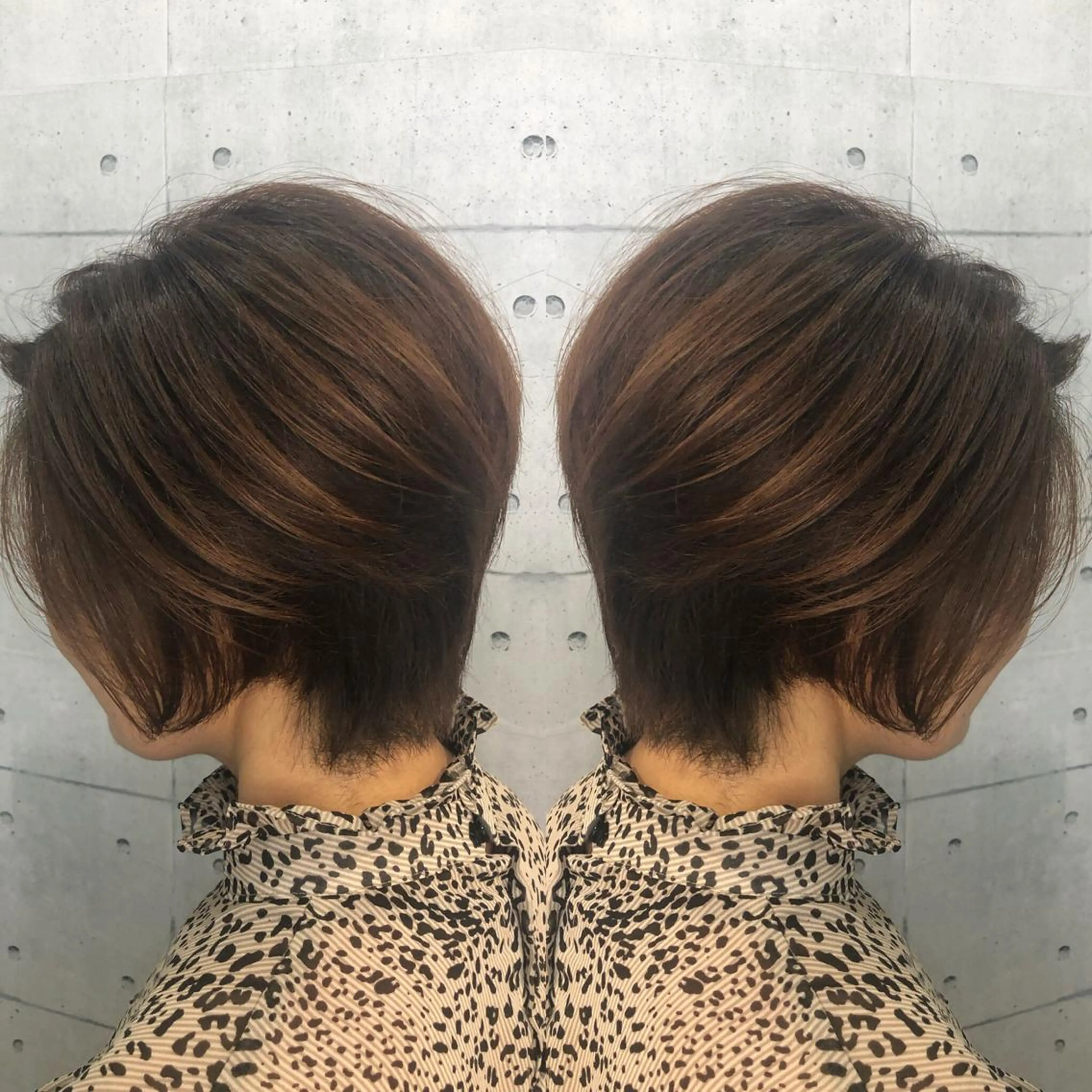 ショート カラー カット ヘアカラー トリートメント 金沢 広美のヘアスタイル