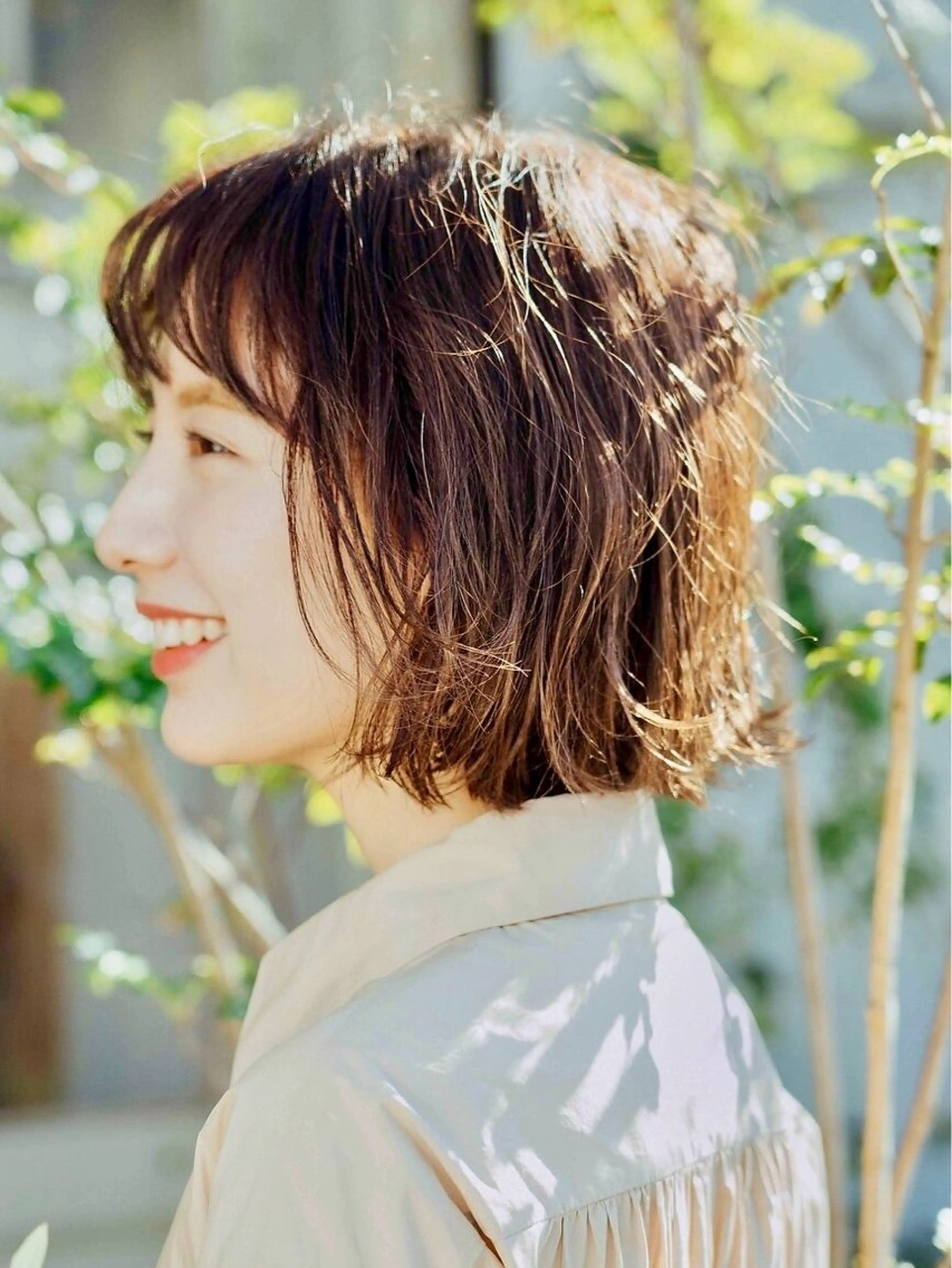 ミディアム カラー パーマ カット パーマ 松島祐介【店長／ トップディレクター】のヘアスタイル