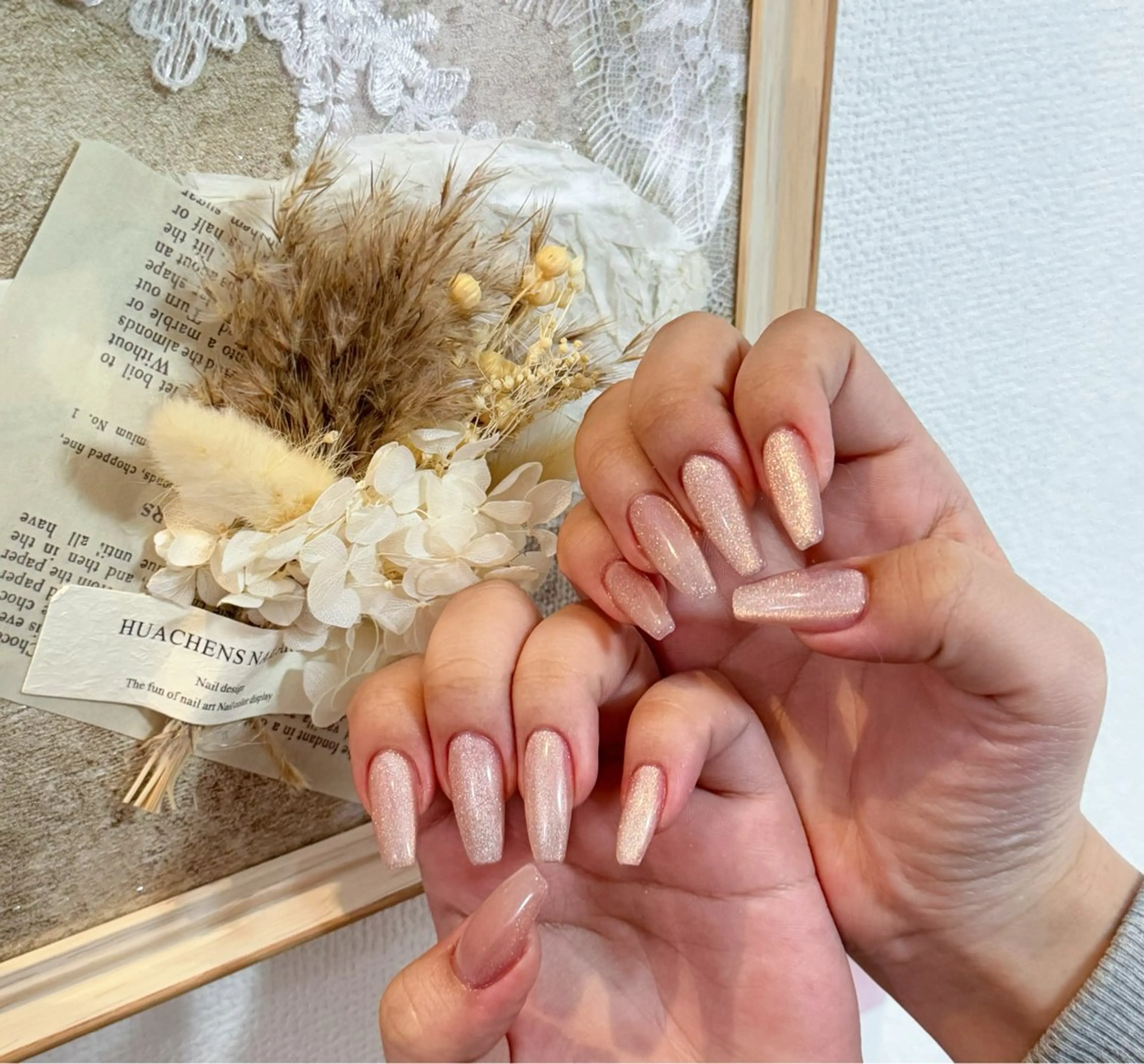 ネイル アートネイル オーロラネイル チークネイル フレンチネイル ガラスフレンチ ハンドネイル 🎀🎀YooLi Nail Salonのネイルデザイン