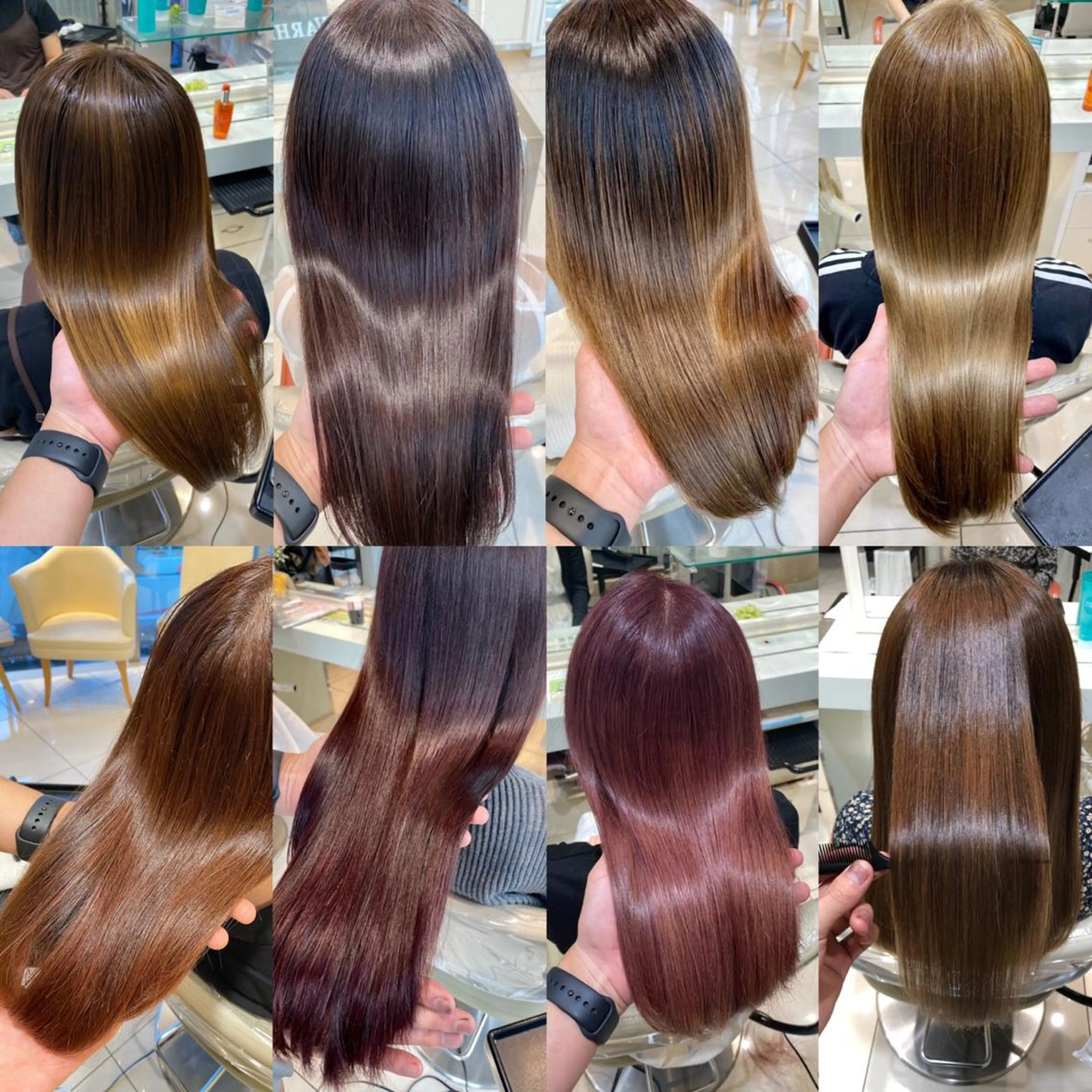 セミロング ブリーチカラー特化 碇　英朗のヘアスタイル