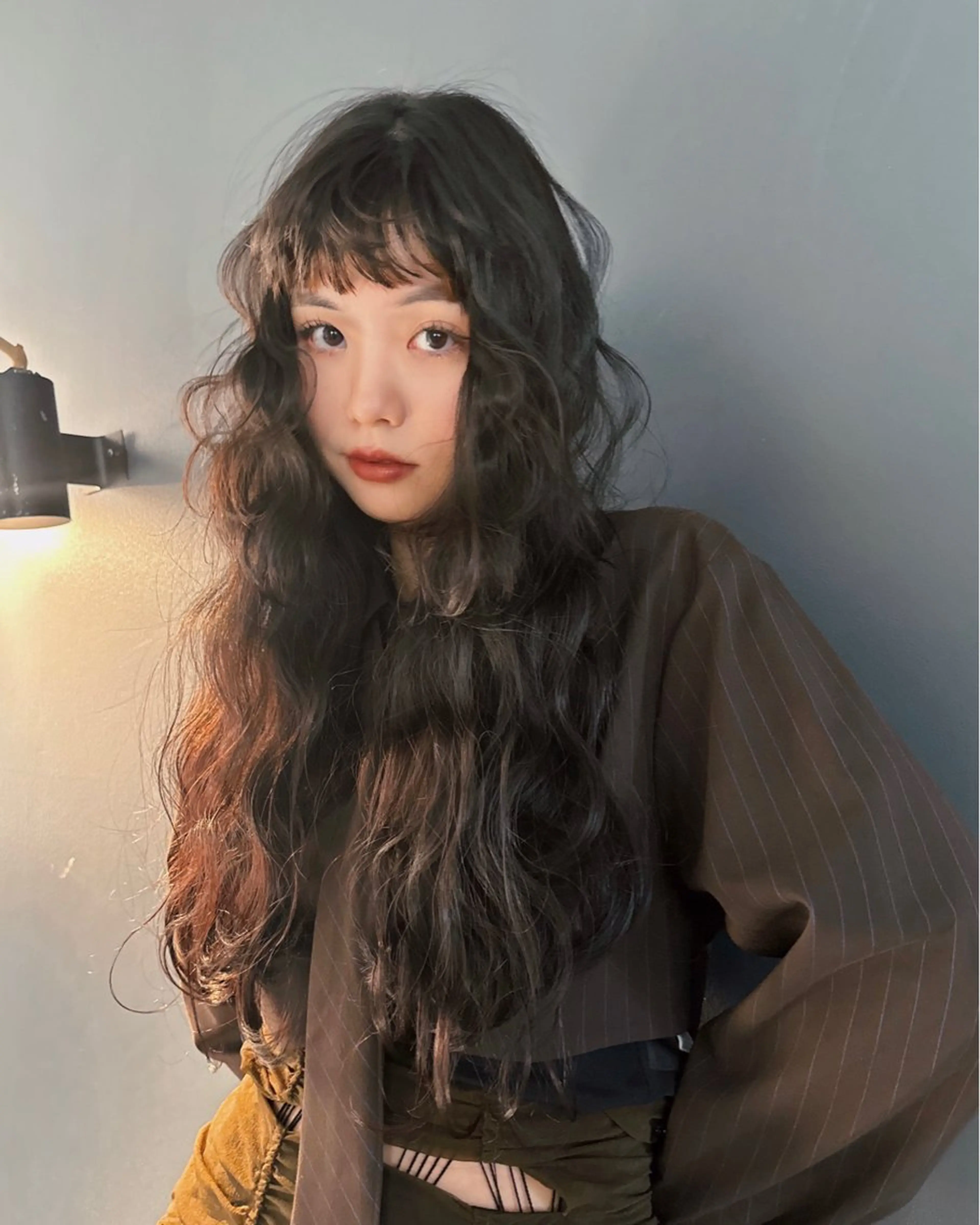 ロング パーマ レイヤー/パーマ /ウルフ/nabeのヘアスタイル