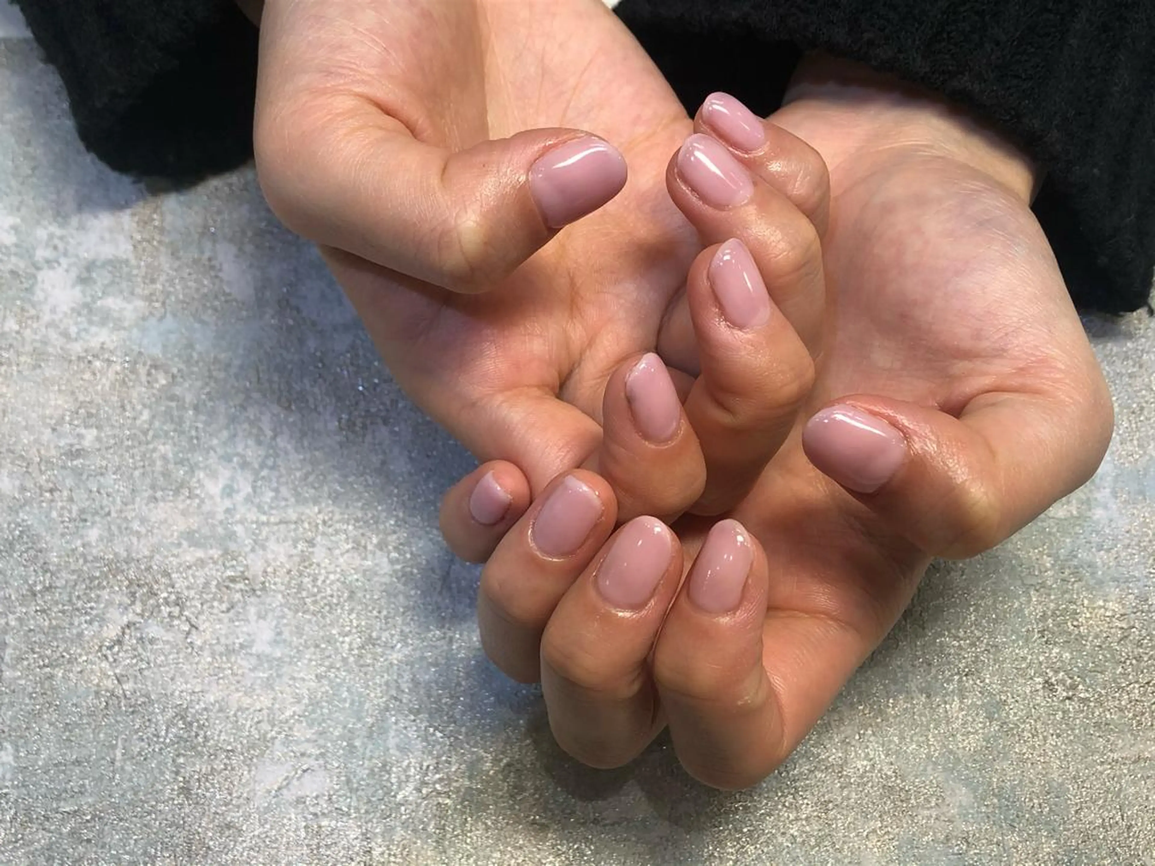 ネイル ワンカラーネイル ピンク ハンドネイル fairy 村居 愛香のネイルデザイン