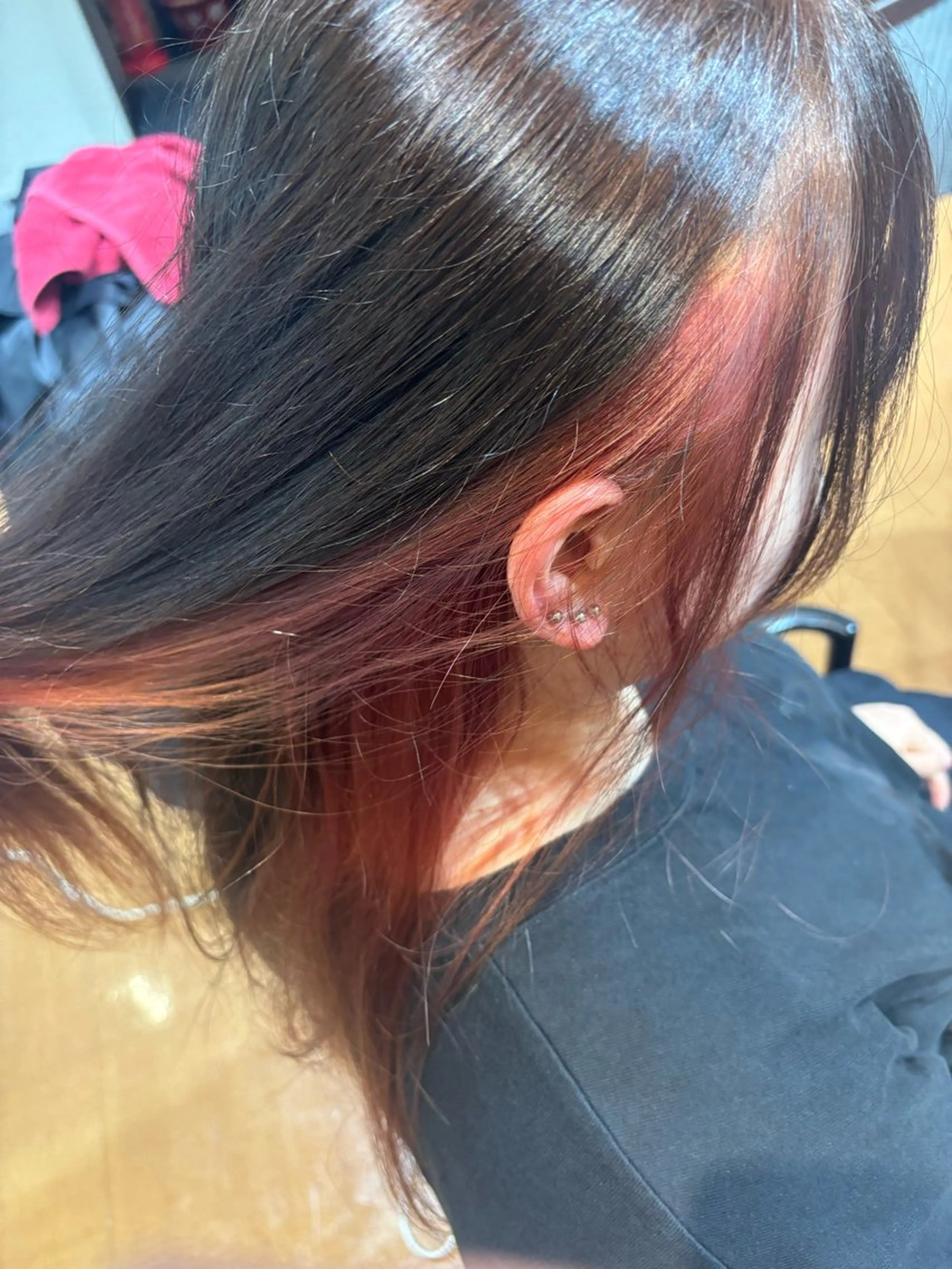 ロング カラー 篠田 有沙のヘアスタイル