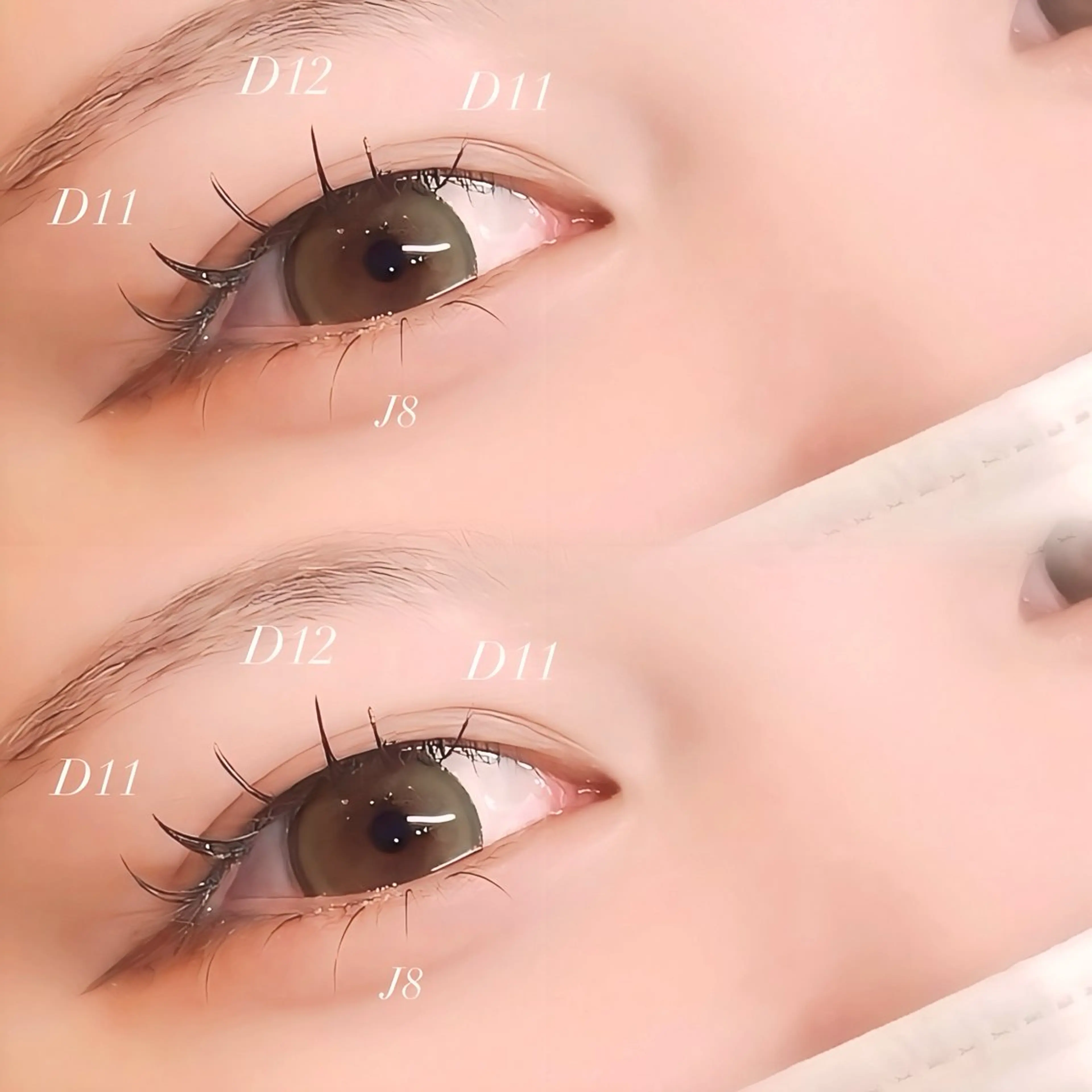 マツエク・マツパ 下まつげエクステ Bianca 関内 TAKATA ¨̮✩のマツエク・マツパデザイン