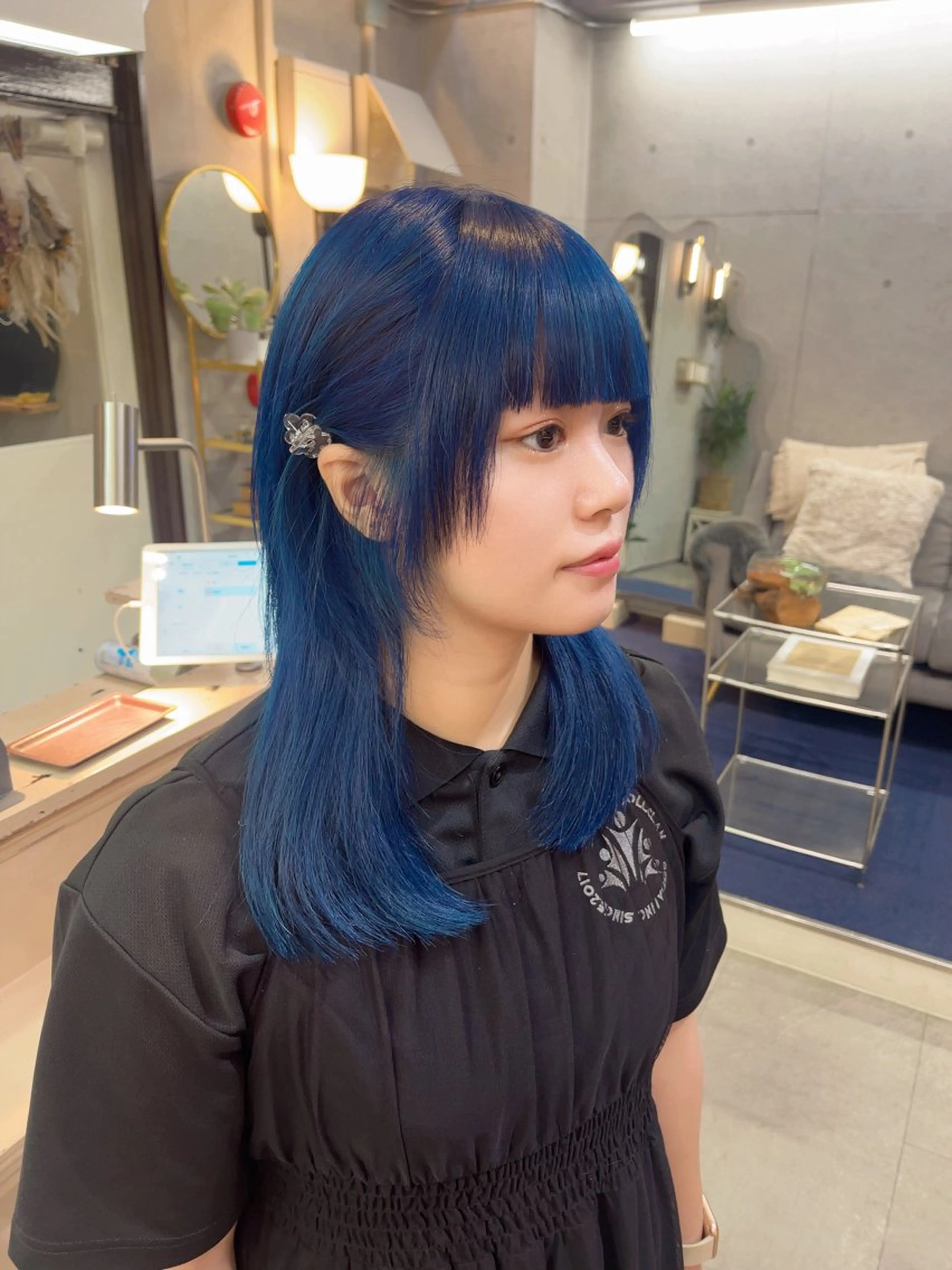 ミディアム カラー カット ヘアカラー トリートメント MIES amane(アマネ)のヘアスタイル
