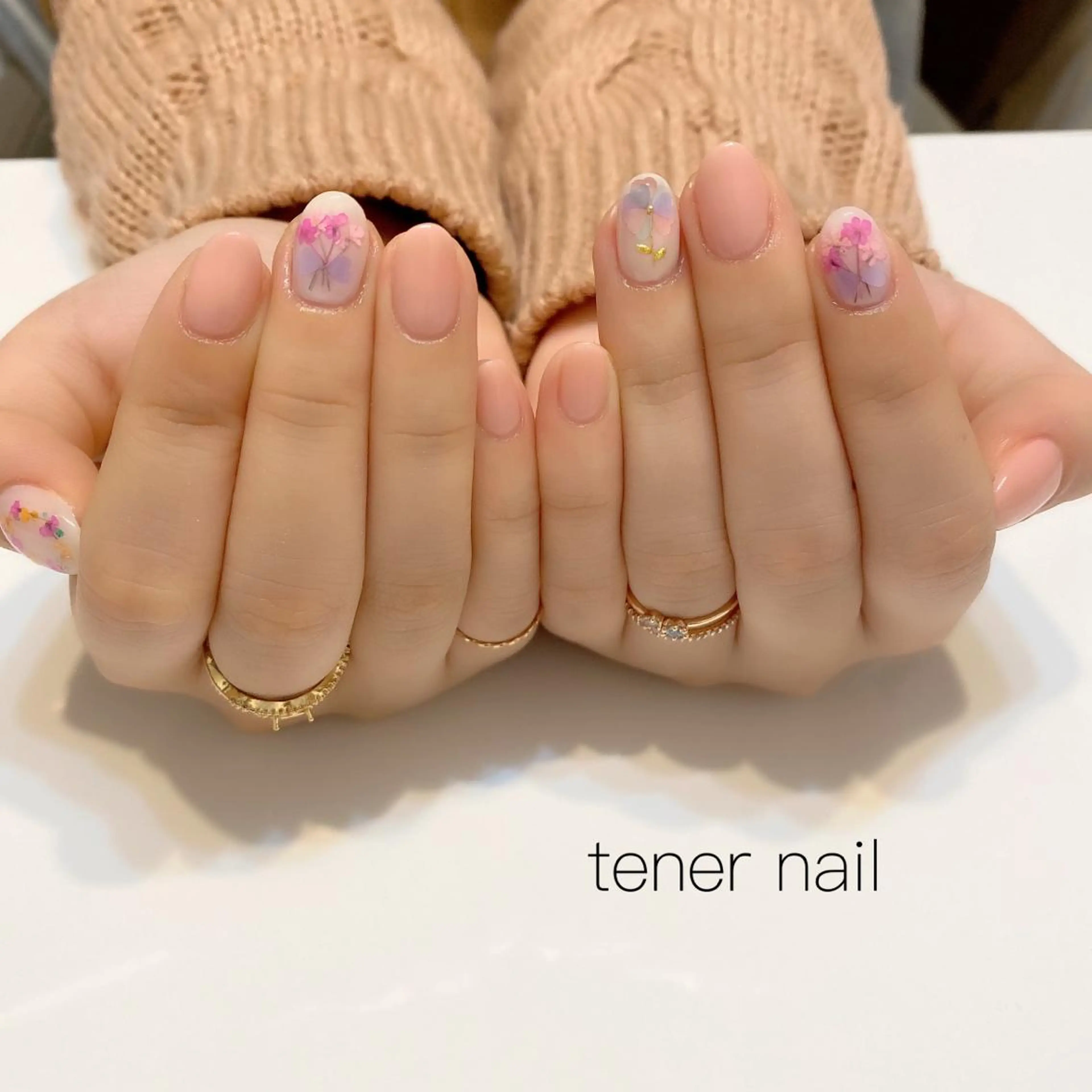 ネイル フラワーネイル tener  nail  テネルネイル所属・テネルネイル tener nailのネイルデザイン