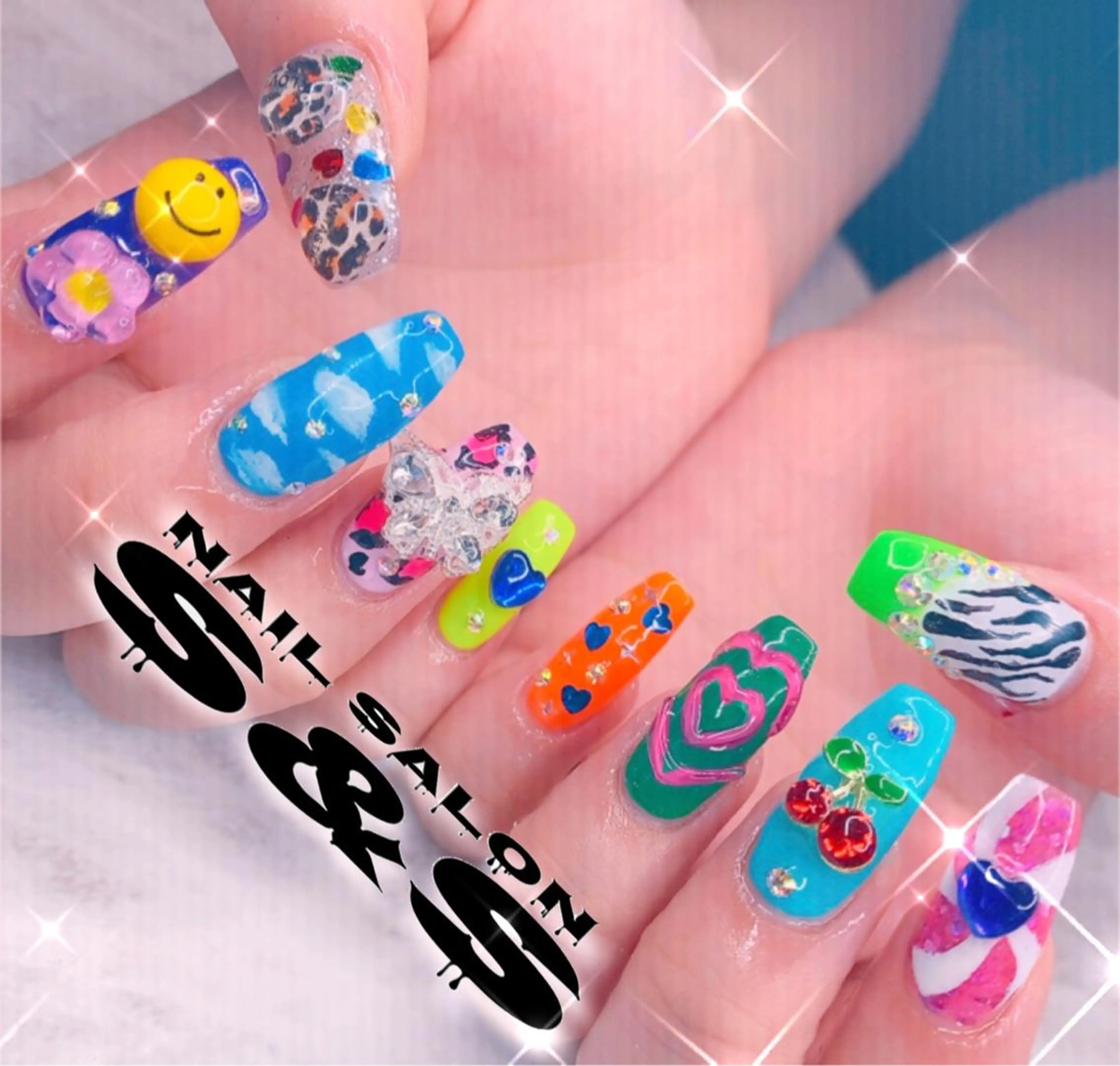 ネイル 長さ出し メンズネイル 持ち込み スカルプネイル S&S 村田小百合のネイルデザイン