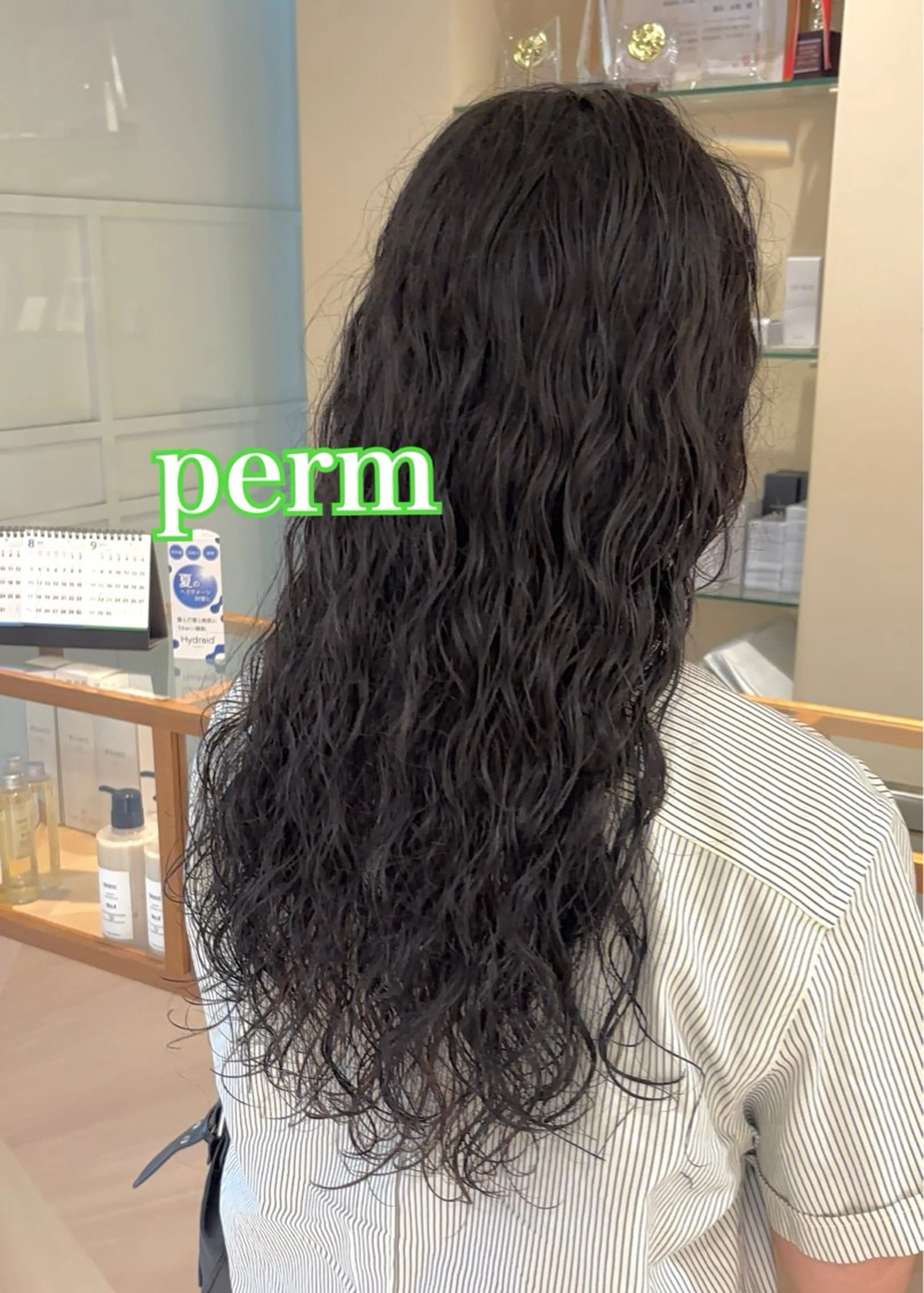 ロング パーマ カット パーマ CYAN.栄店所属・パーマ/髪質改善 【榎本千夏】のヘアスタイル