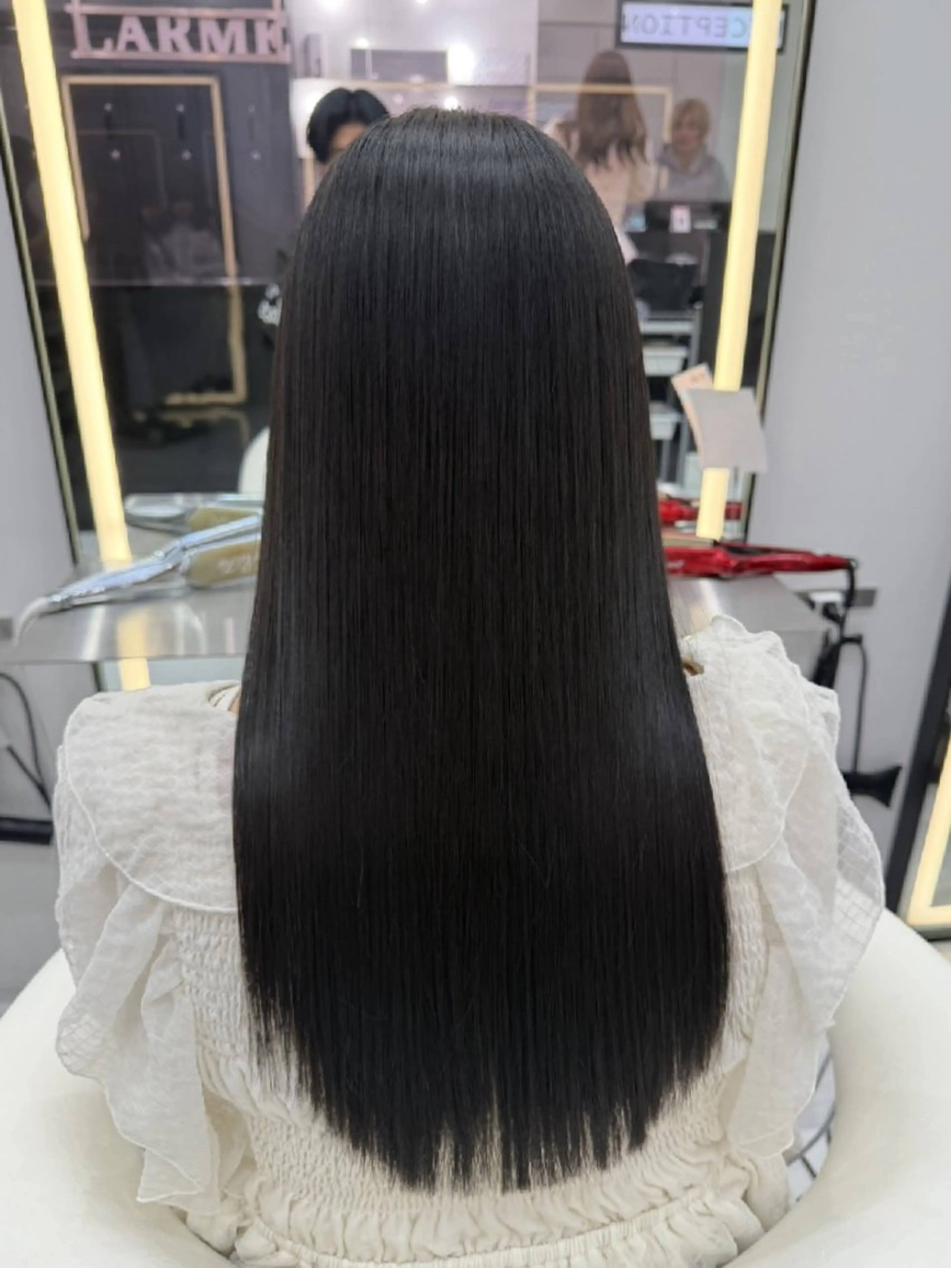 ロング カット 縮毛矯正 トリートメント 新宿/韓国レイヤー/ 髪質改善/ 佐藤のヘアスタイル