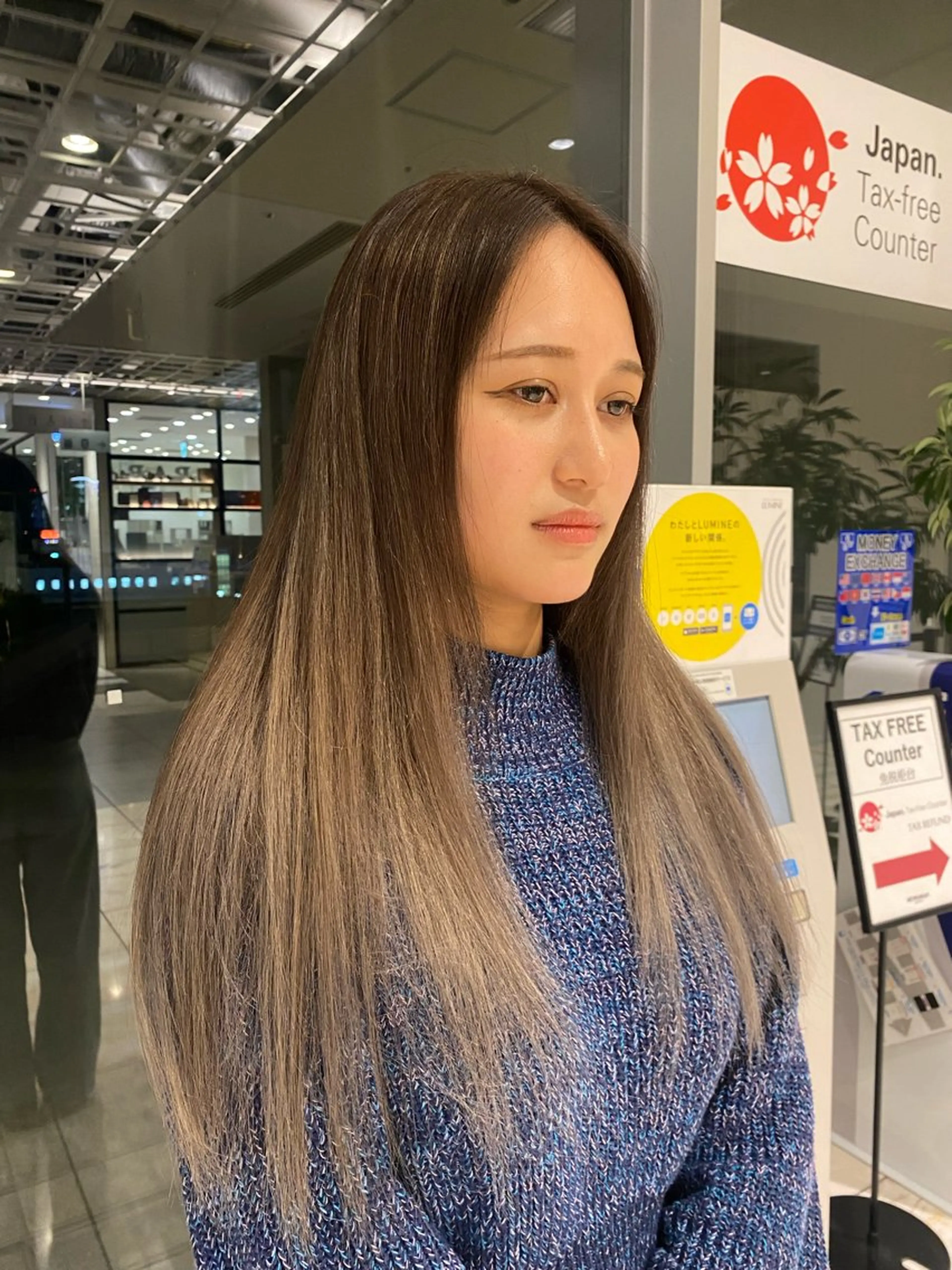 ロング カラー 新宿/髪質改善/ レイヤー/サカキのヘアスタイル