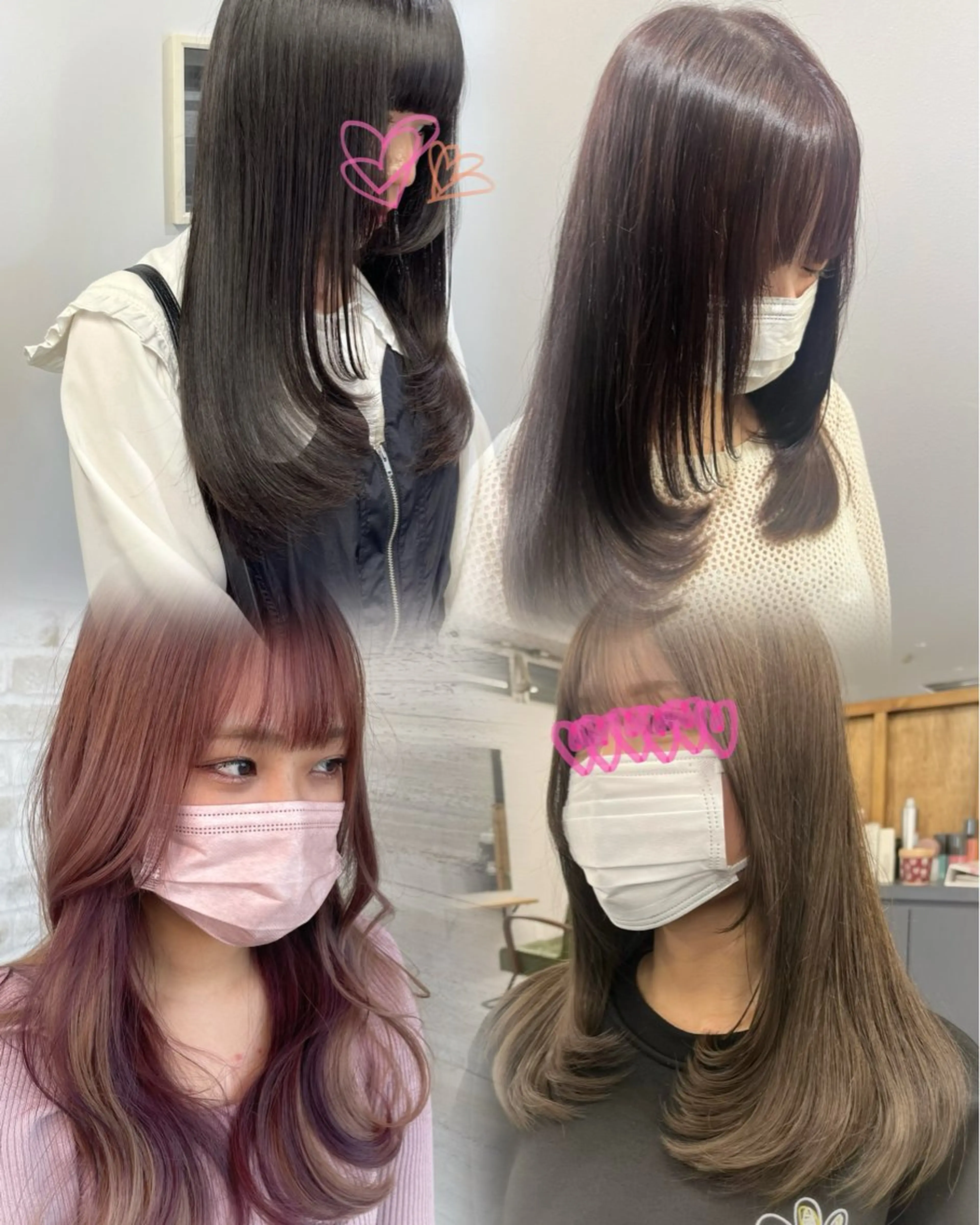 ロング カット ヘアカラー 🫧美髪矯正/ 髪質改善/藤平健太のヘアスタイル