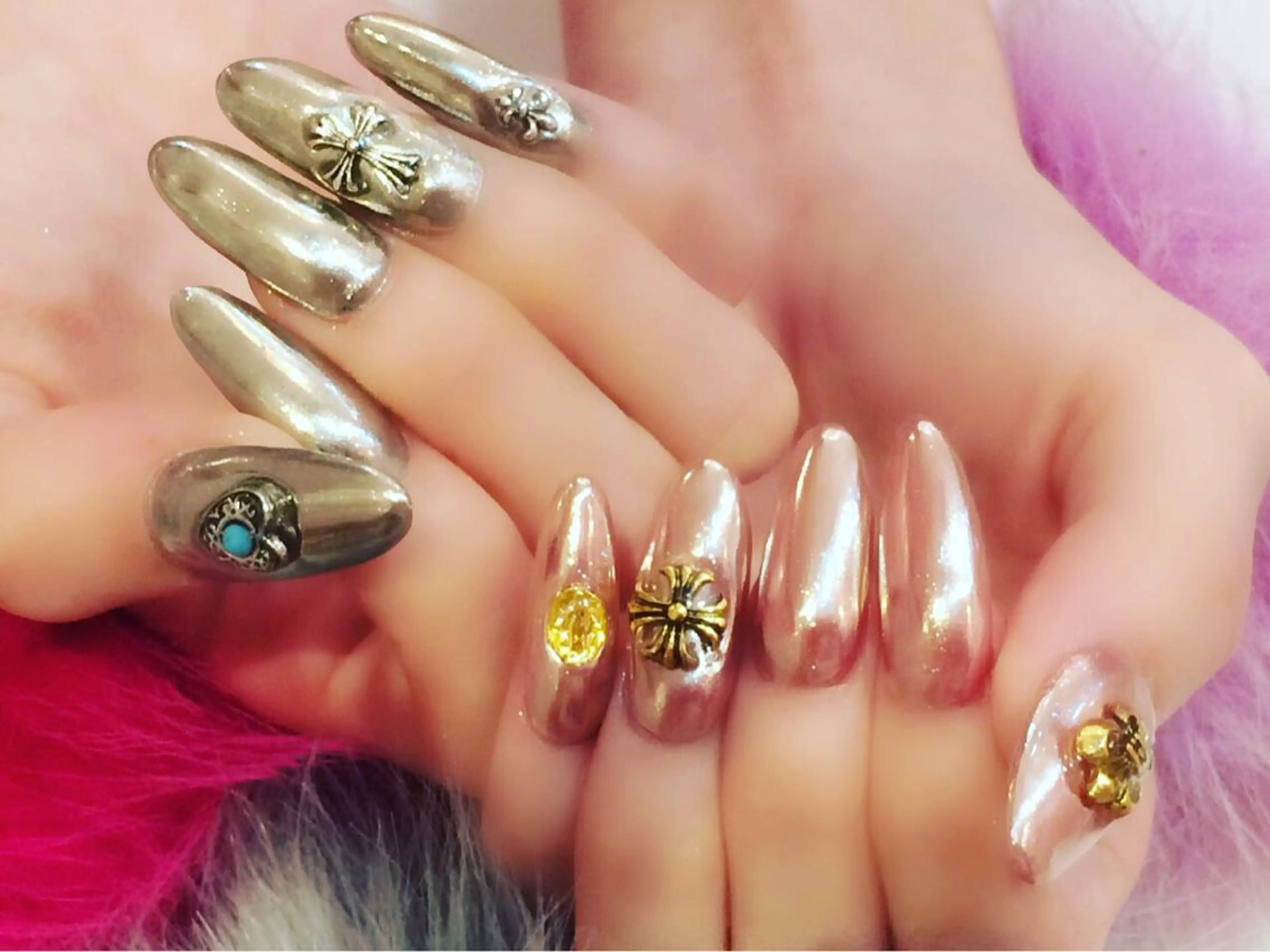 ネイル ミラーネイル NAILSGOGO shibuyaのネイルデザイン