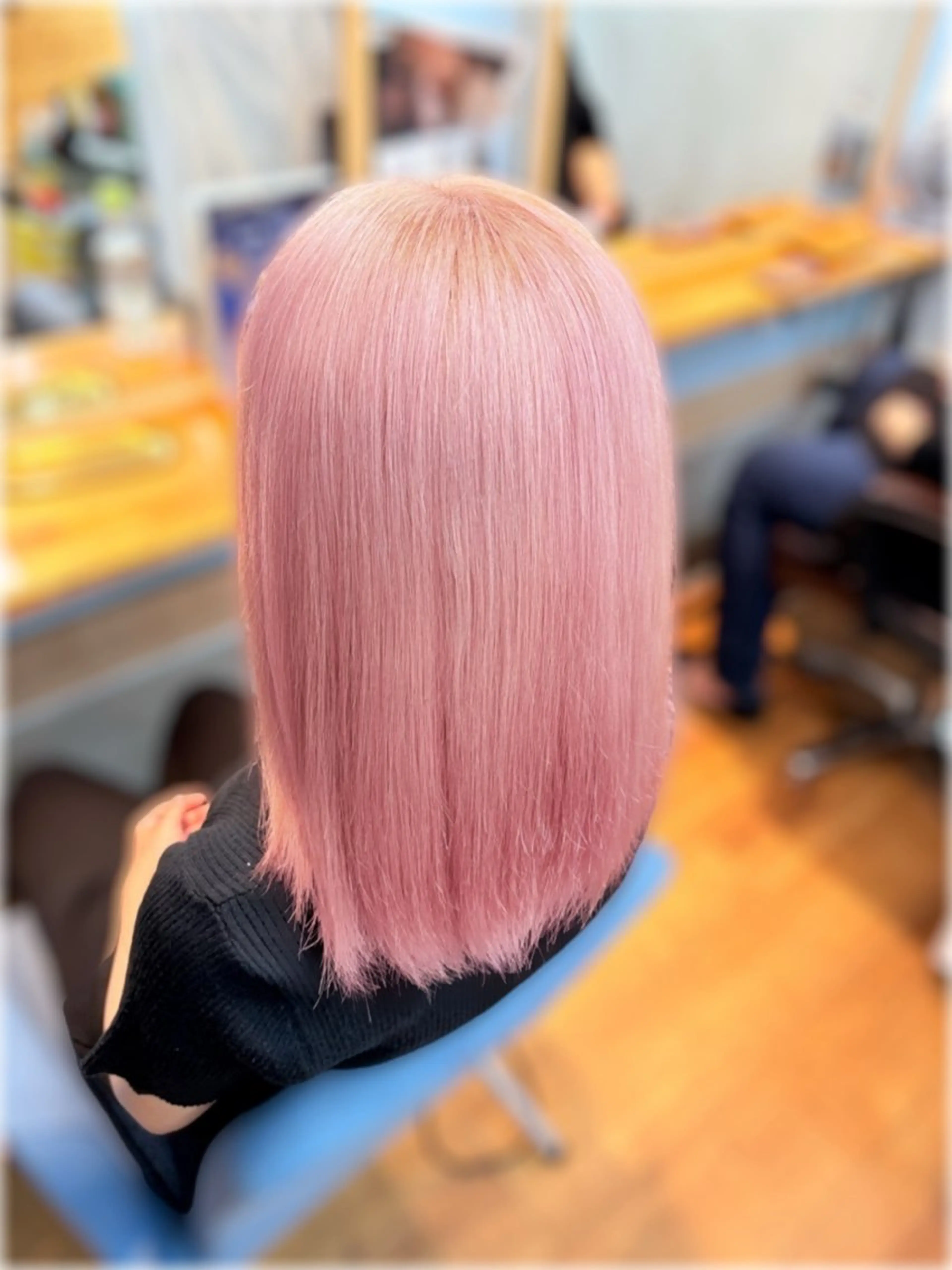 セミロング カラー ヘアカラー トリートメント 髪質改善🌿‬/艶感 /髙木 優人のヘアスタイル