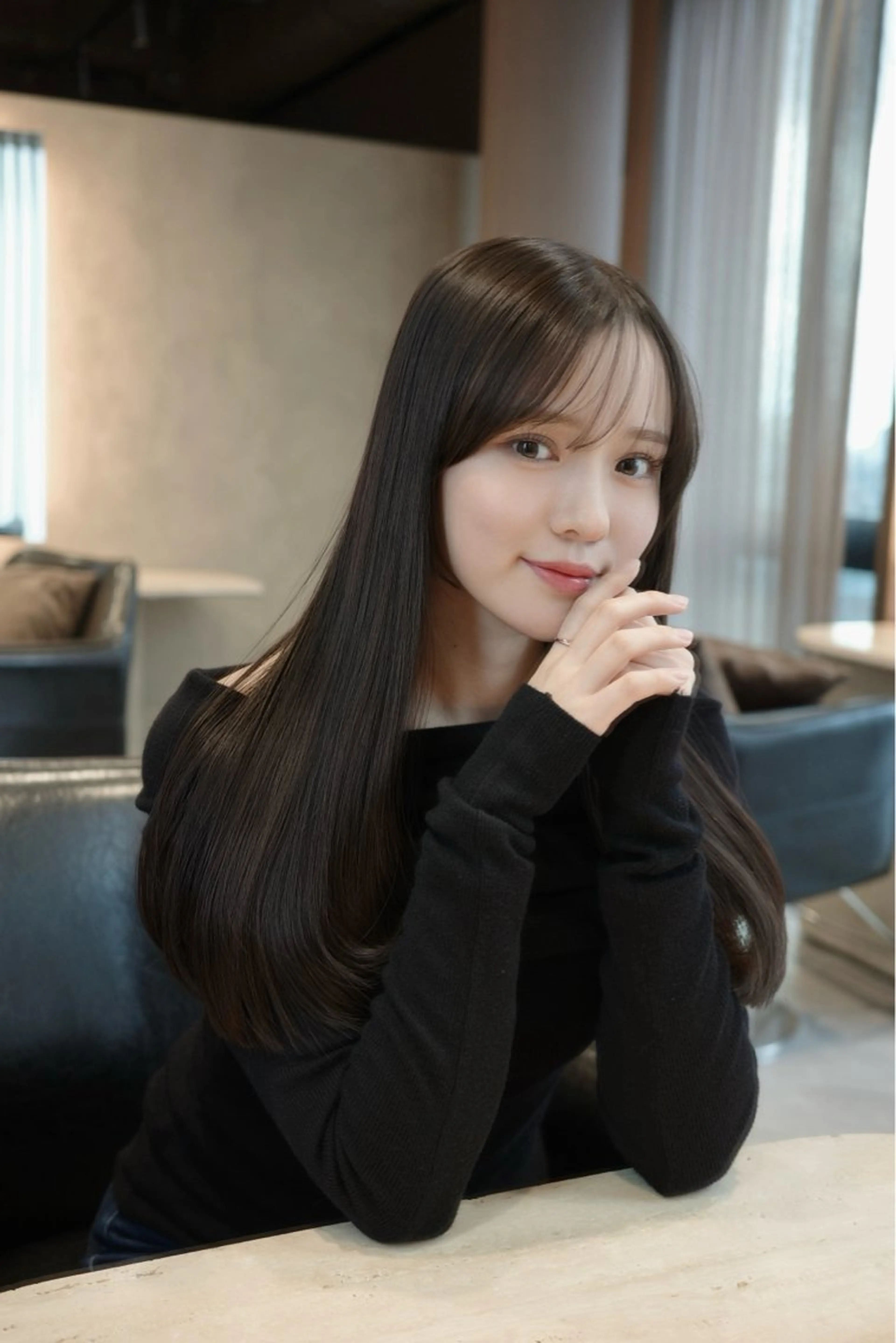 ロング 髪質改善 レイヤーカット 似合わせカット 髪質改善｜酒井 ｜青山のヘアスタイル