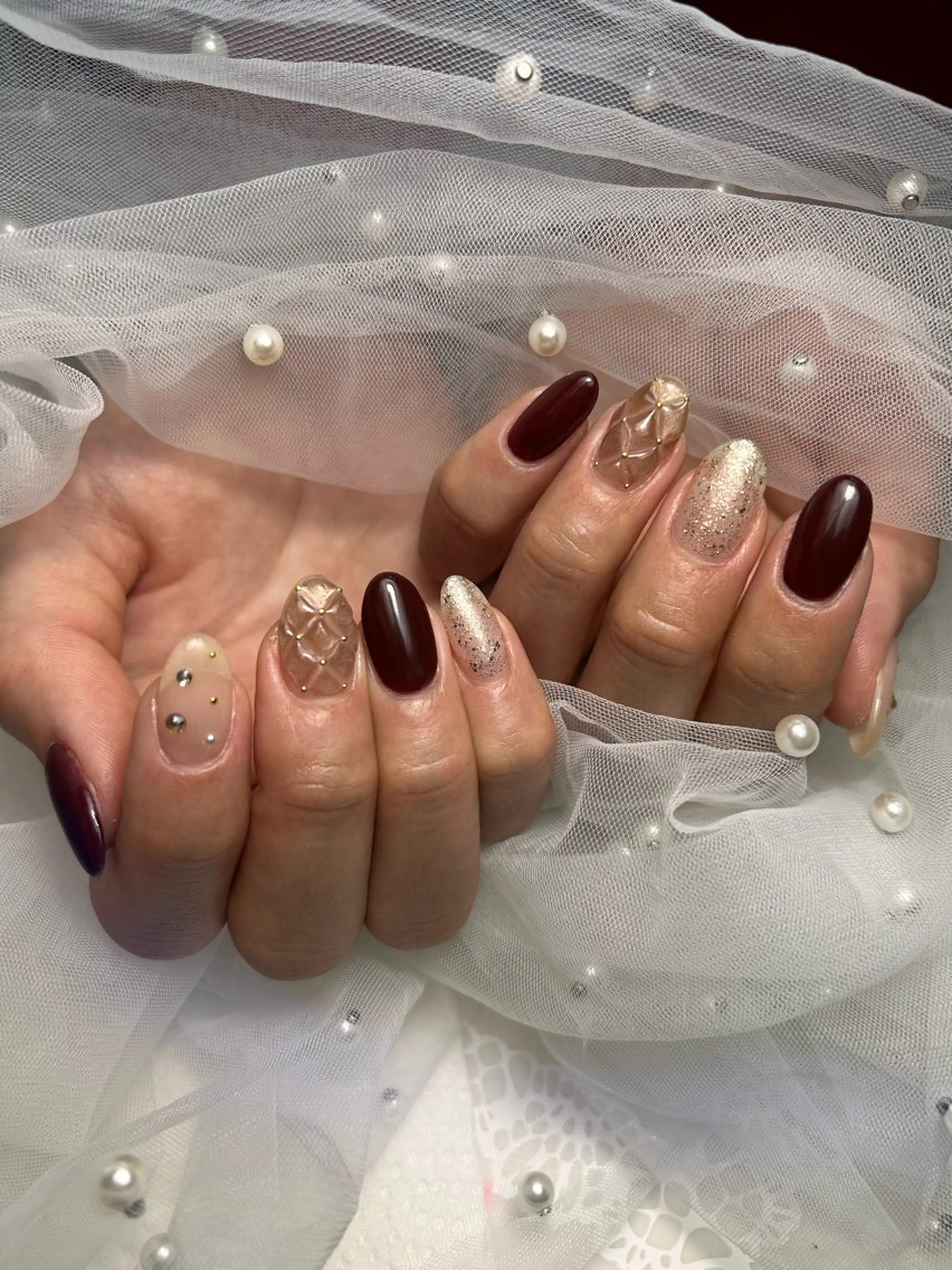 ネイル ハンドネイル フットネイル ✴︎ Delightのネイルデザイン