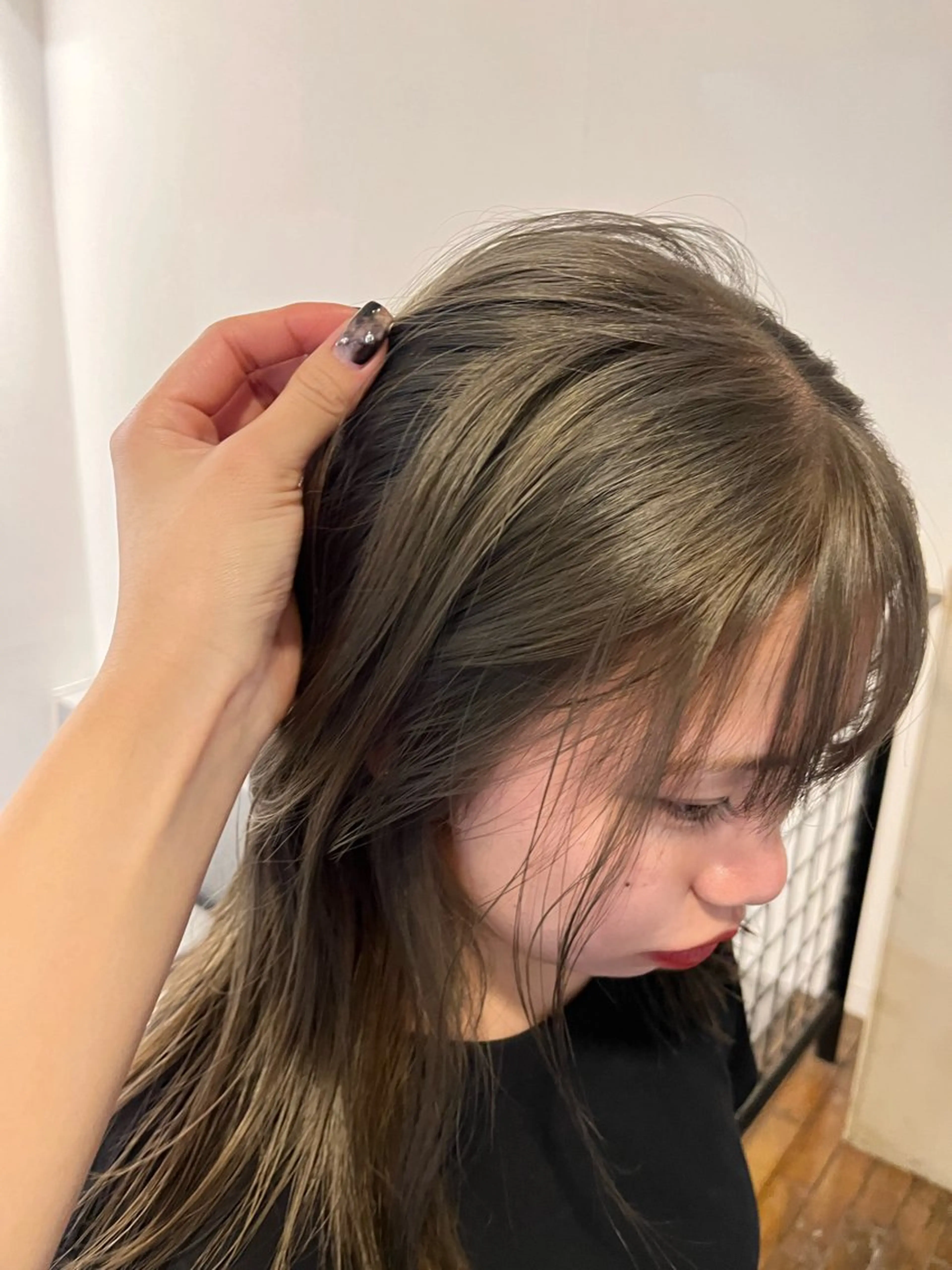 セミロング カラー aya/メンズヘア/ メンズカット/ボブのヘアスタイル