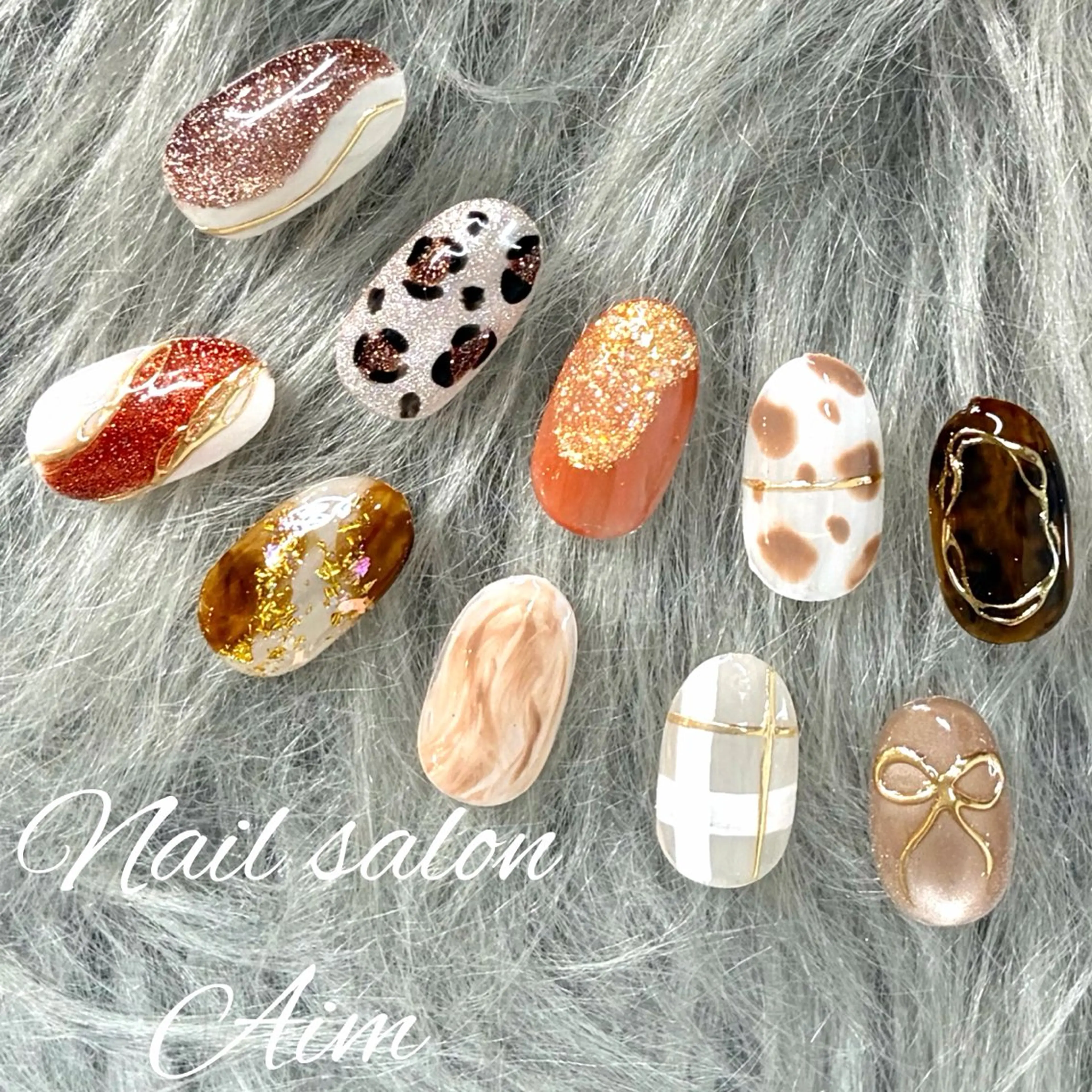 ネイル ネイルサロンAim河原町[ヘアセット　ヘアエクステ　着付　専門店]所属・Aim🌿 kanaのネイルデザイン