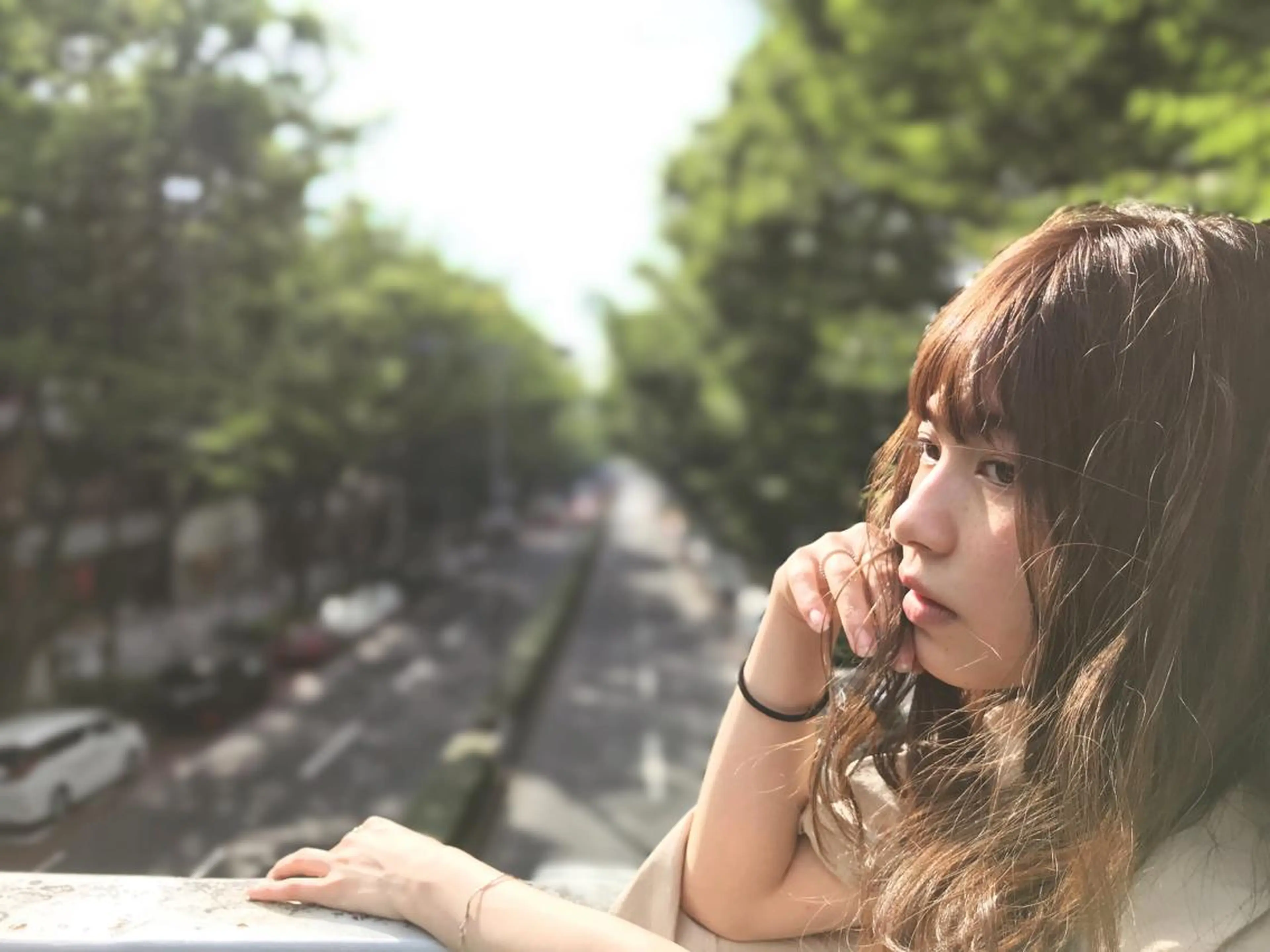 セミロング カット ヘアカラー トリートメント 20代半ば上質なへア ケア 髪質改善 大西のヘアスタイル