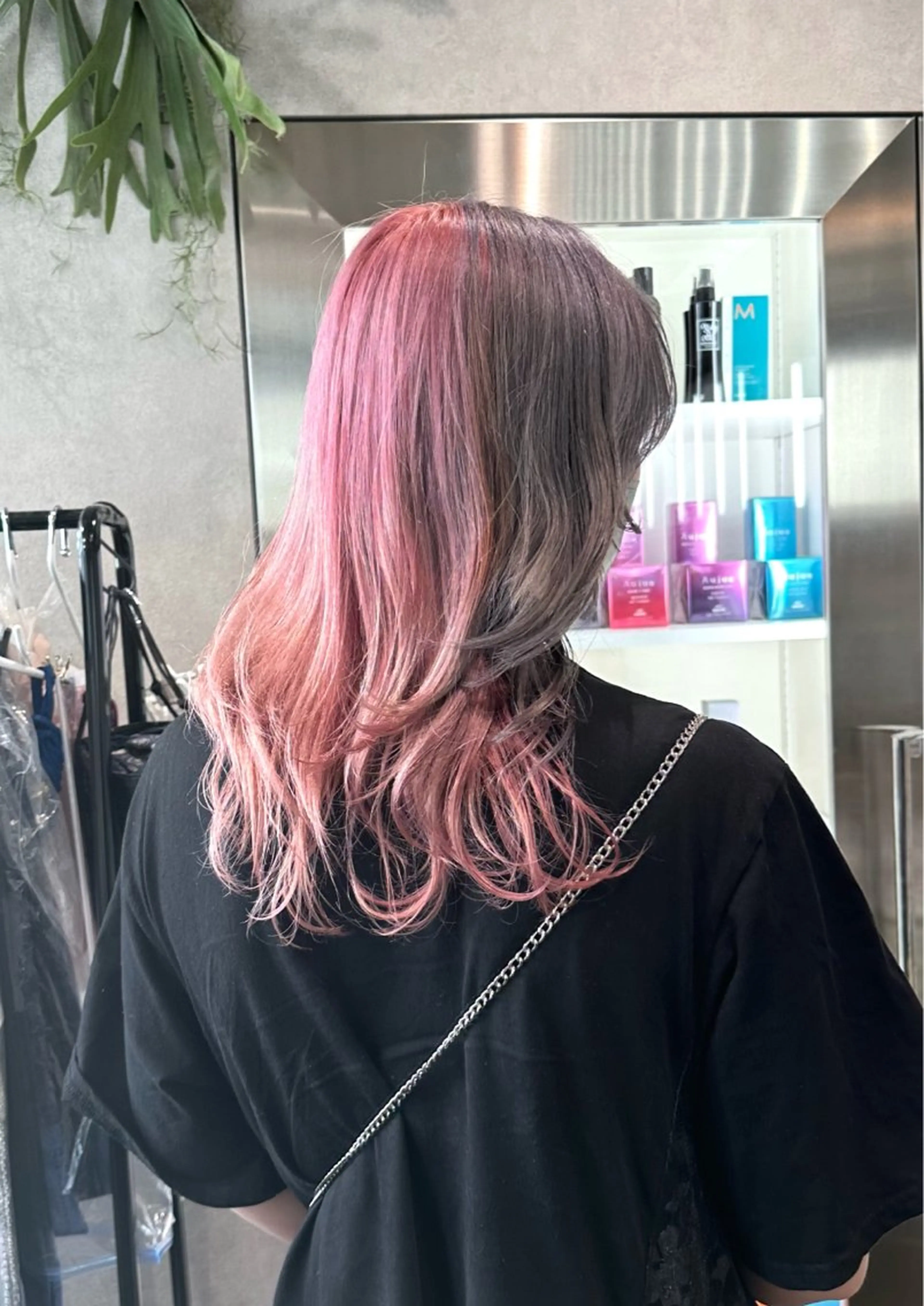 ミディアム カラー ヘアカラー お洒落カジュアル🍃 まなとのヘアスタイル