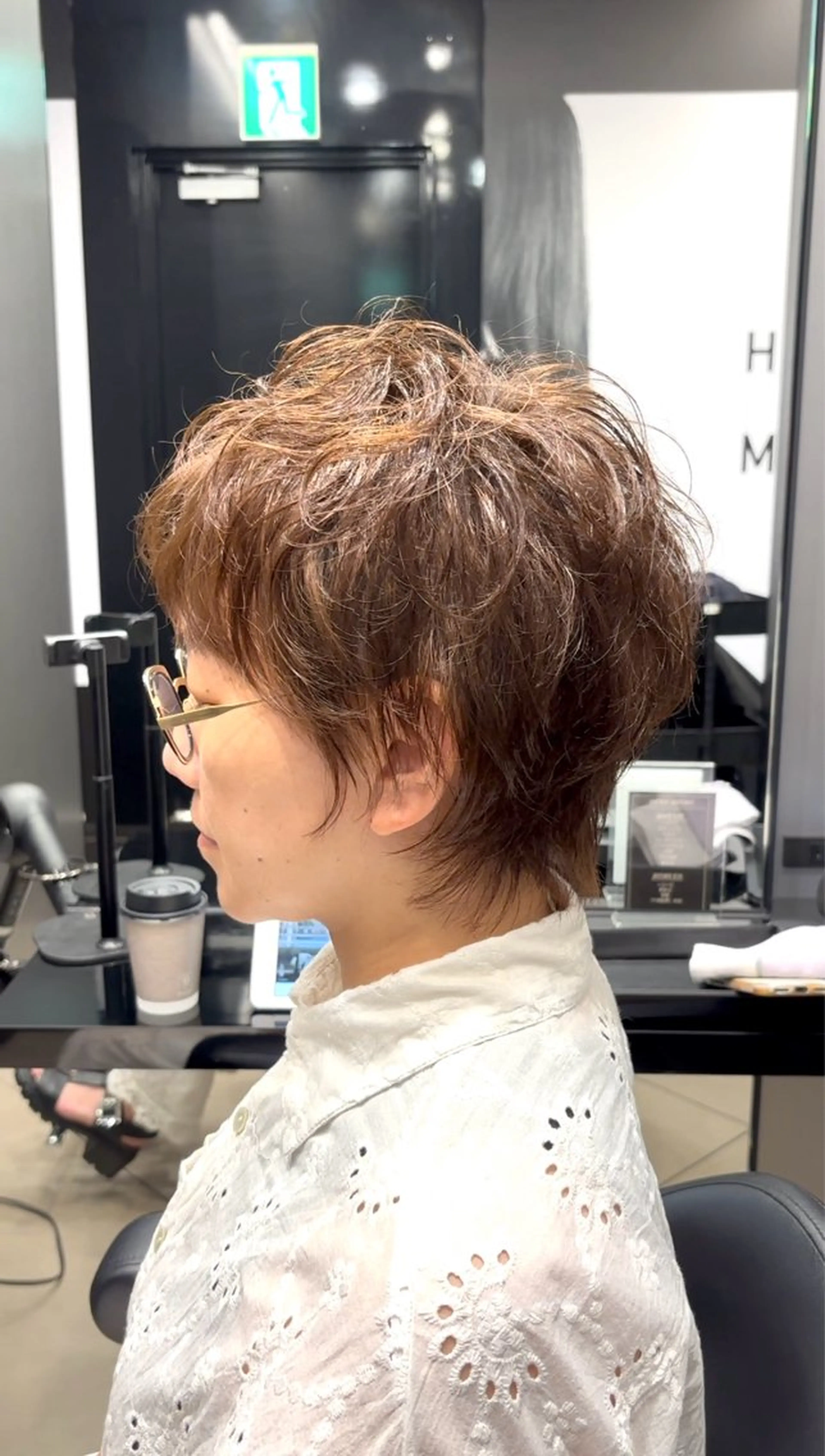 ショート ベリーショート くせ毛 ショートヘア カット ヘアカラー HARUKI  MINATO Japan広島紙屋町店所属・hmj紙屋町店 脊戸智志のエステ・リラクイメージ
