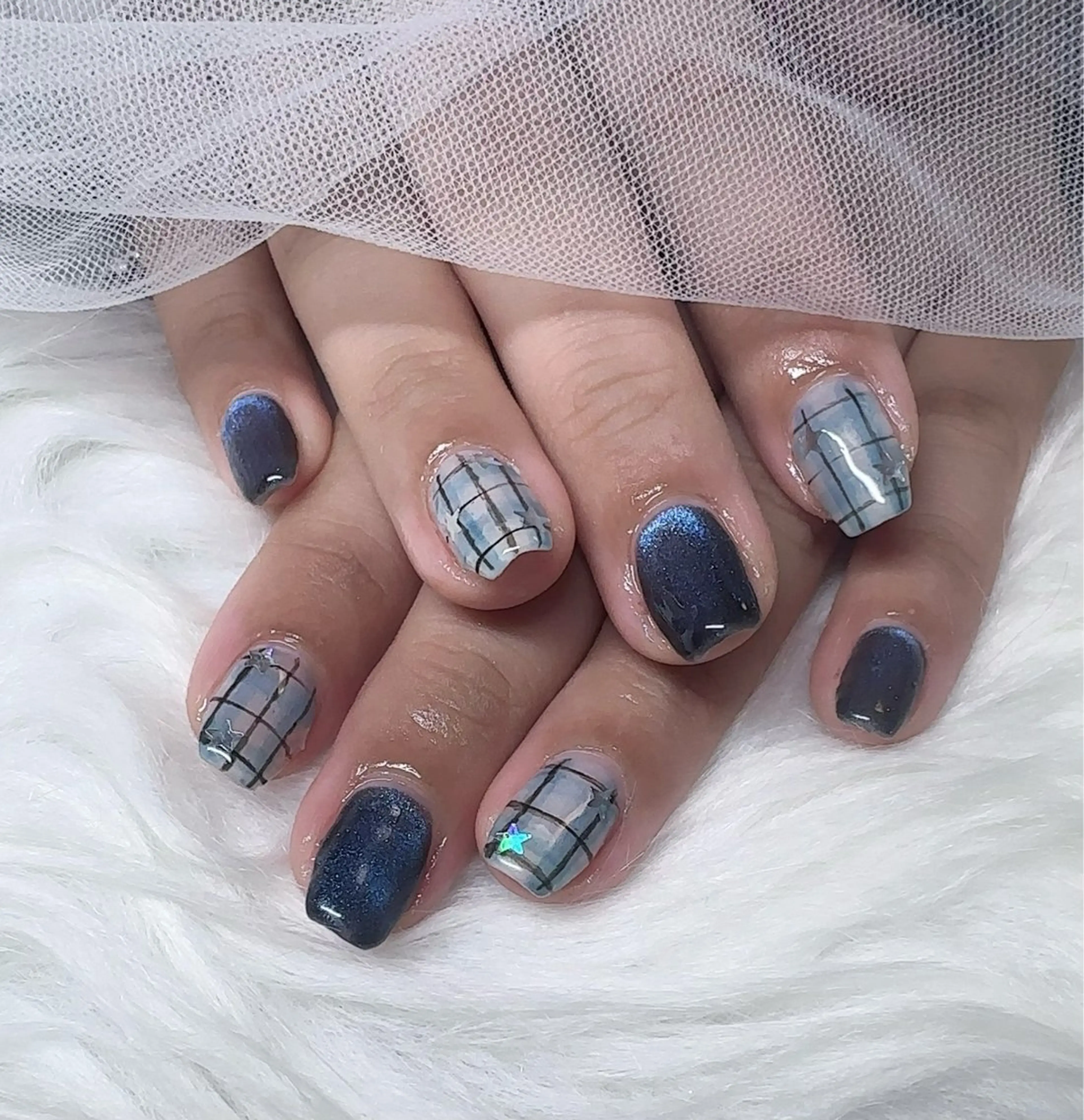 ネイル 持ち込み ハンドネイル Rave所属・touma Rinaのネイルデザイン