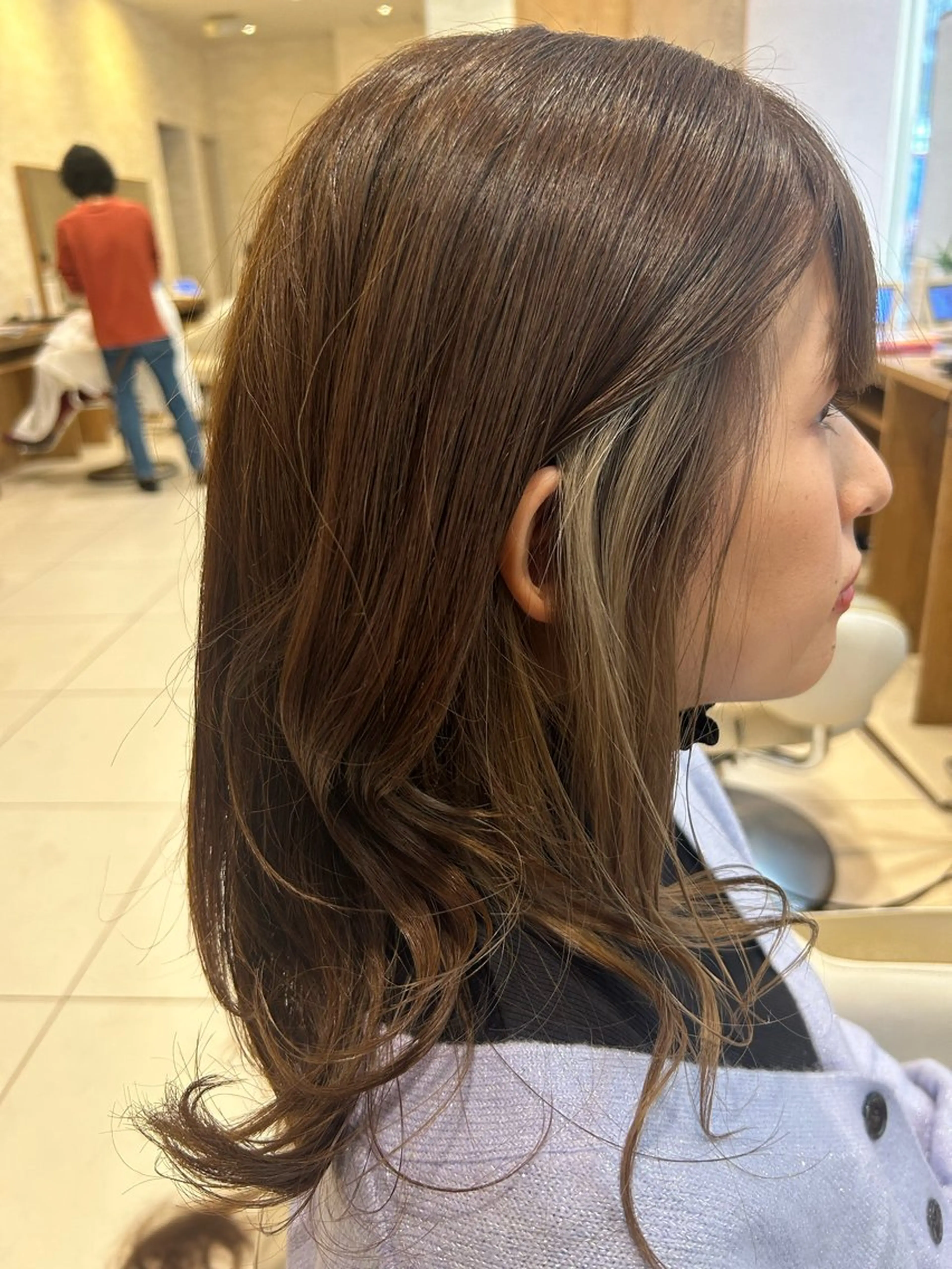 カラー ヘアカラー 畑山 竜也のヘアスタイル