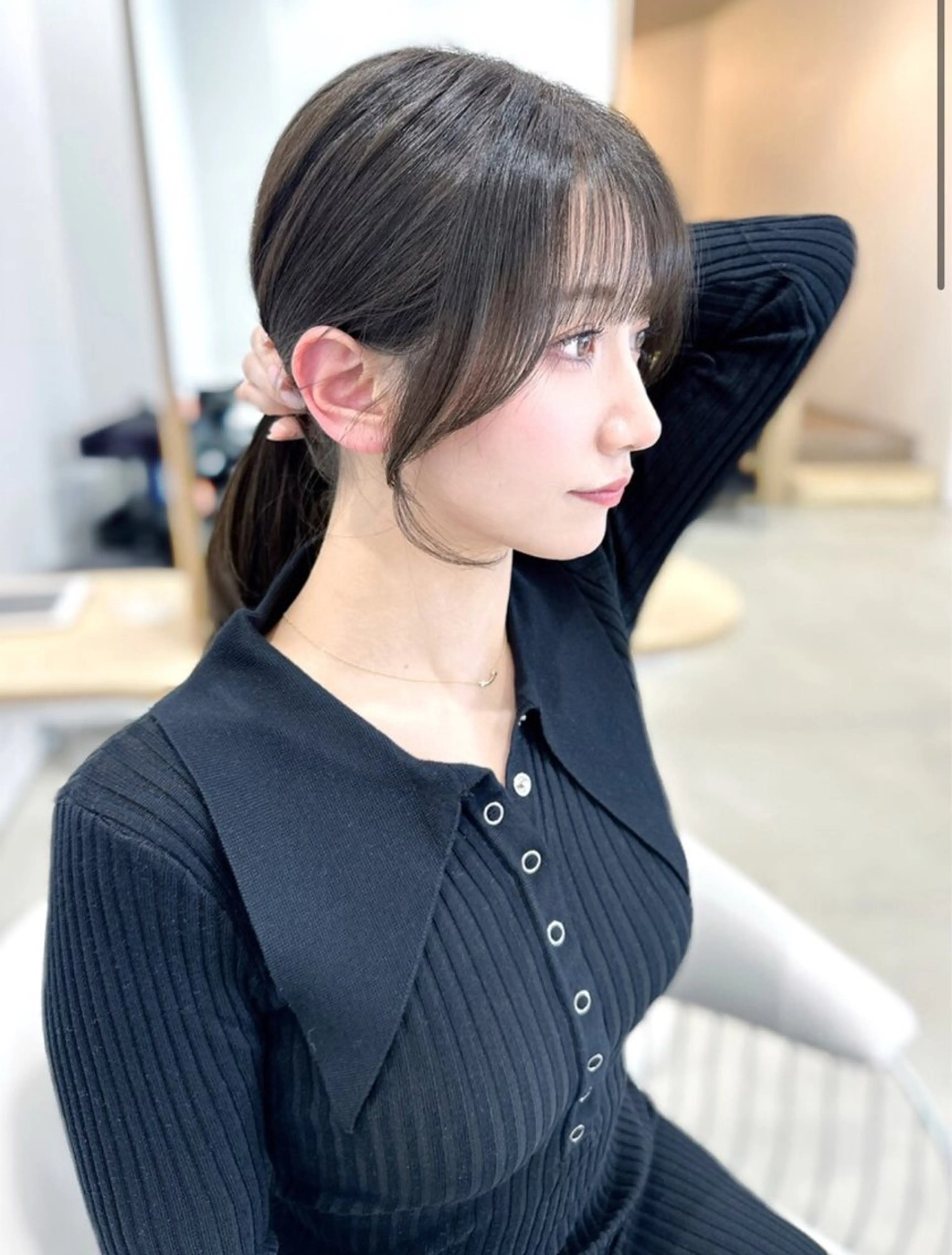 ロング カラー 伊藤 優里のヘアスタイル