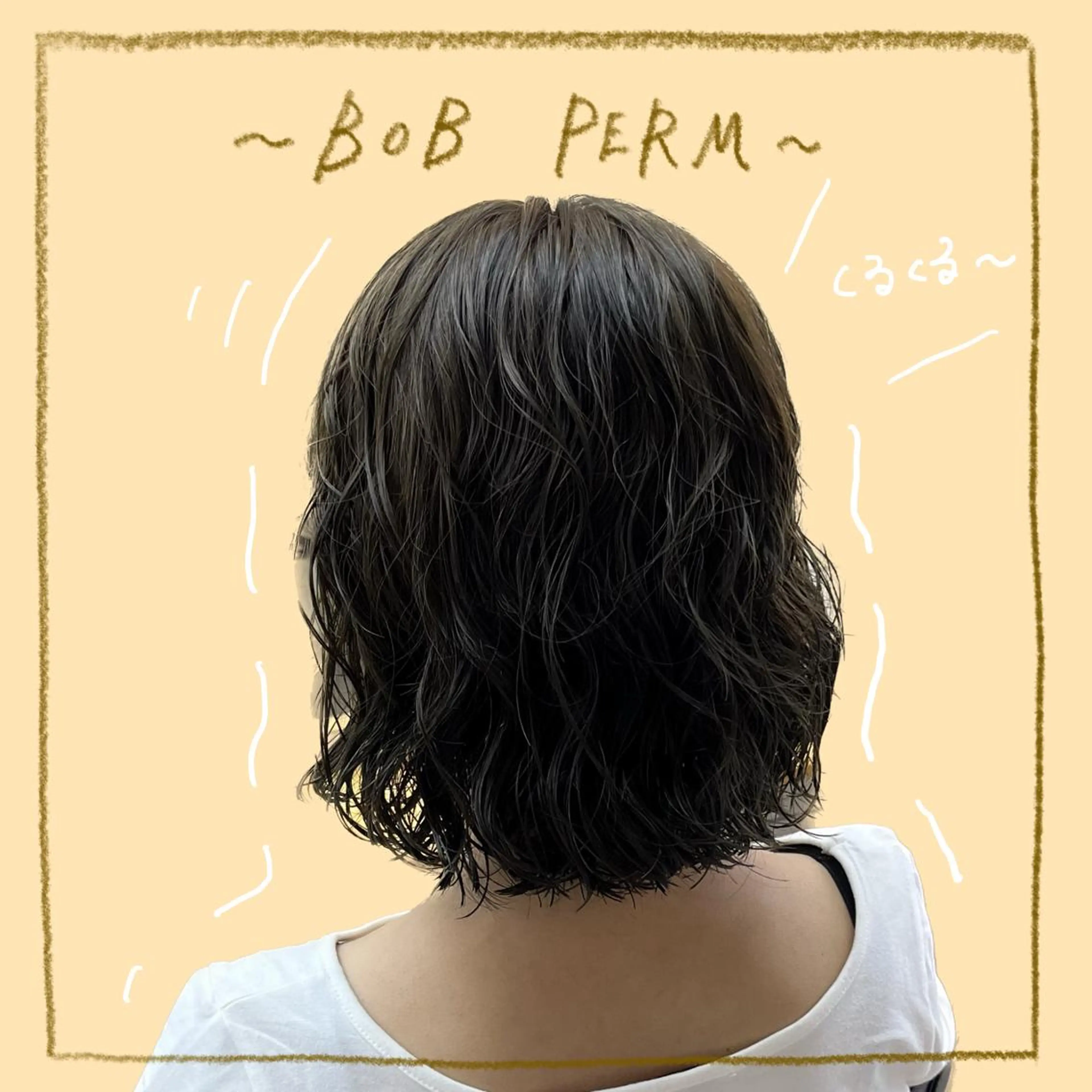 ショート パーマ カット パーマ benji仙台所属・KOKI/ ボブ/ パーマ/透明感カラーのヘアスタイル