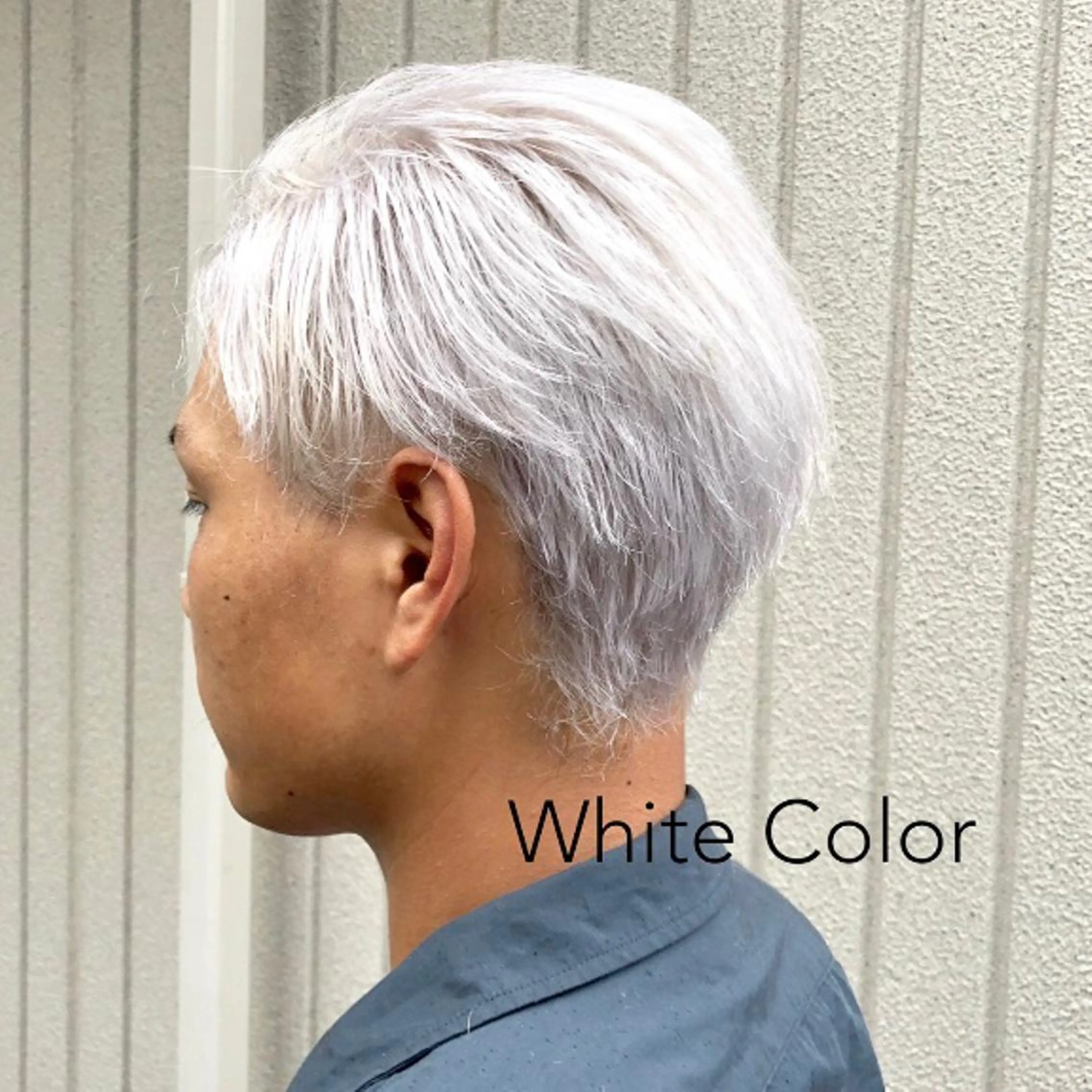 カラー ブリーチ HOLON池袋所属・ウルフカット ハッシュカット/七海のヘアスタイル