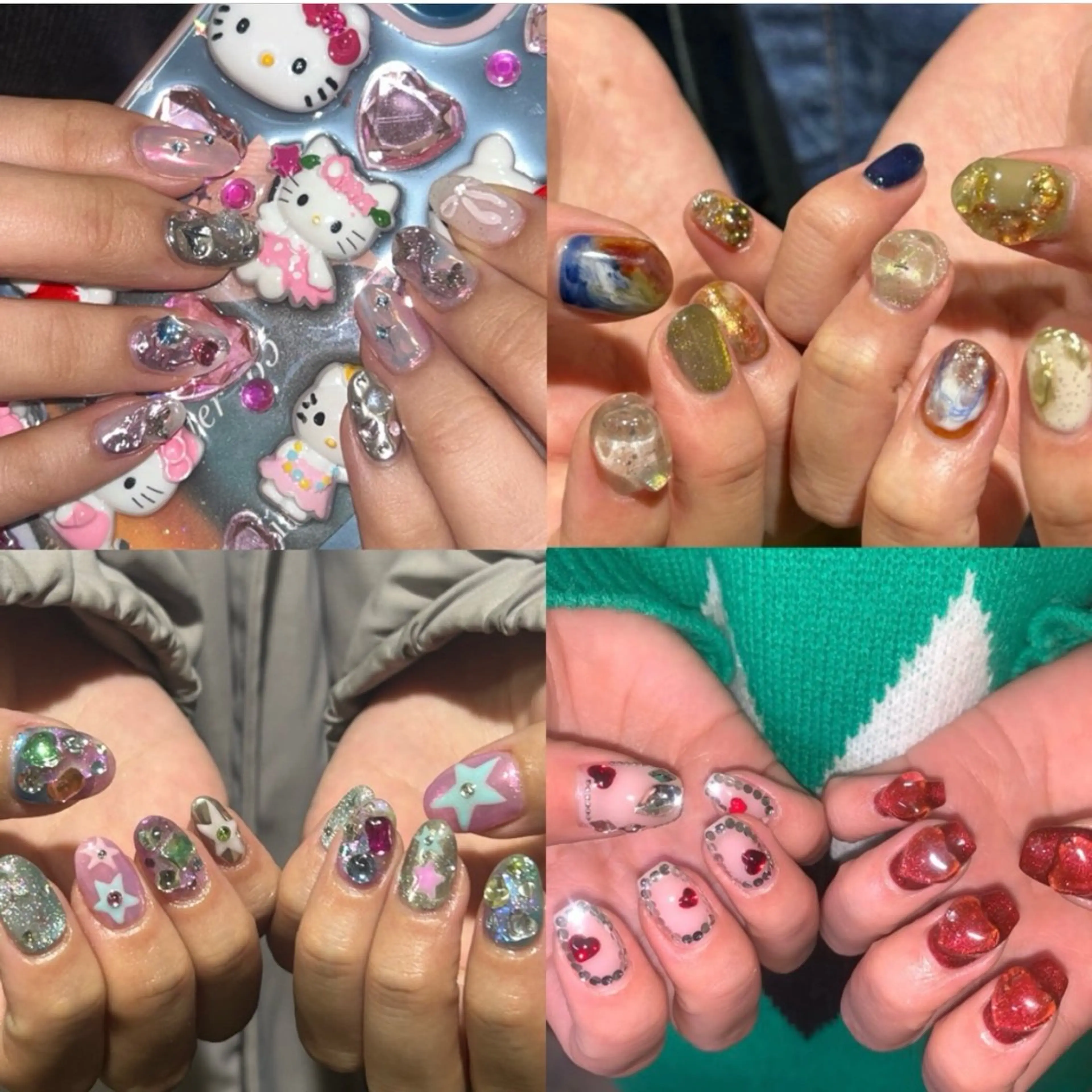 ご新規様オフ込みhand 120min 持ち込みDesign course🐬時間内パーツつけ放題⭐️の写真