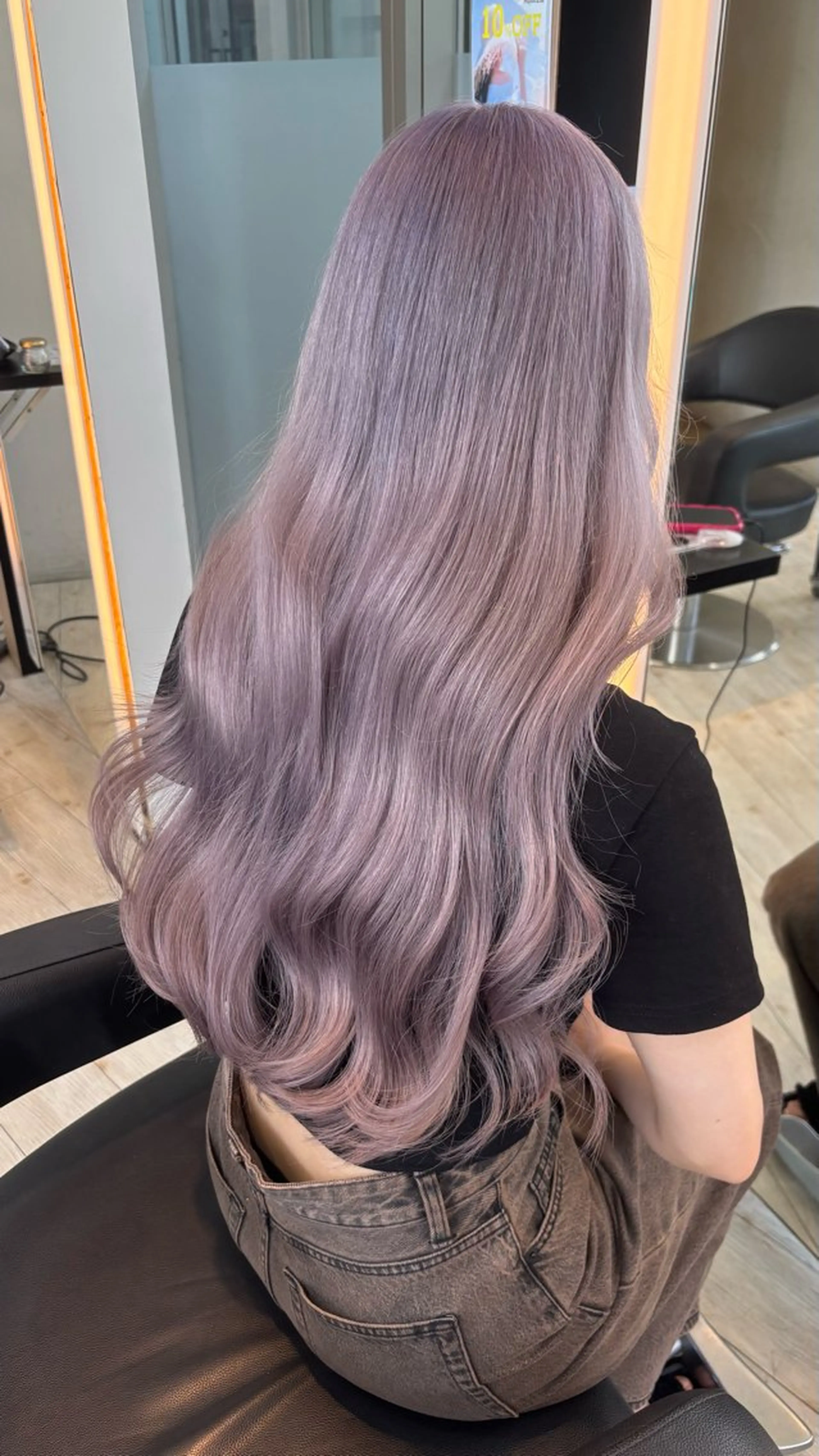 カラー ブリーチ ブロンド ラベンダーカラー 髪質改善 カット ヘアカラー トリートメント miyu/ボブ/ 透明感カラー/栄のヘアスタイル