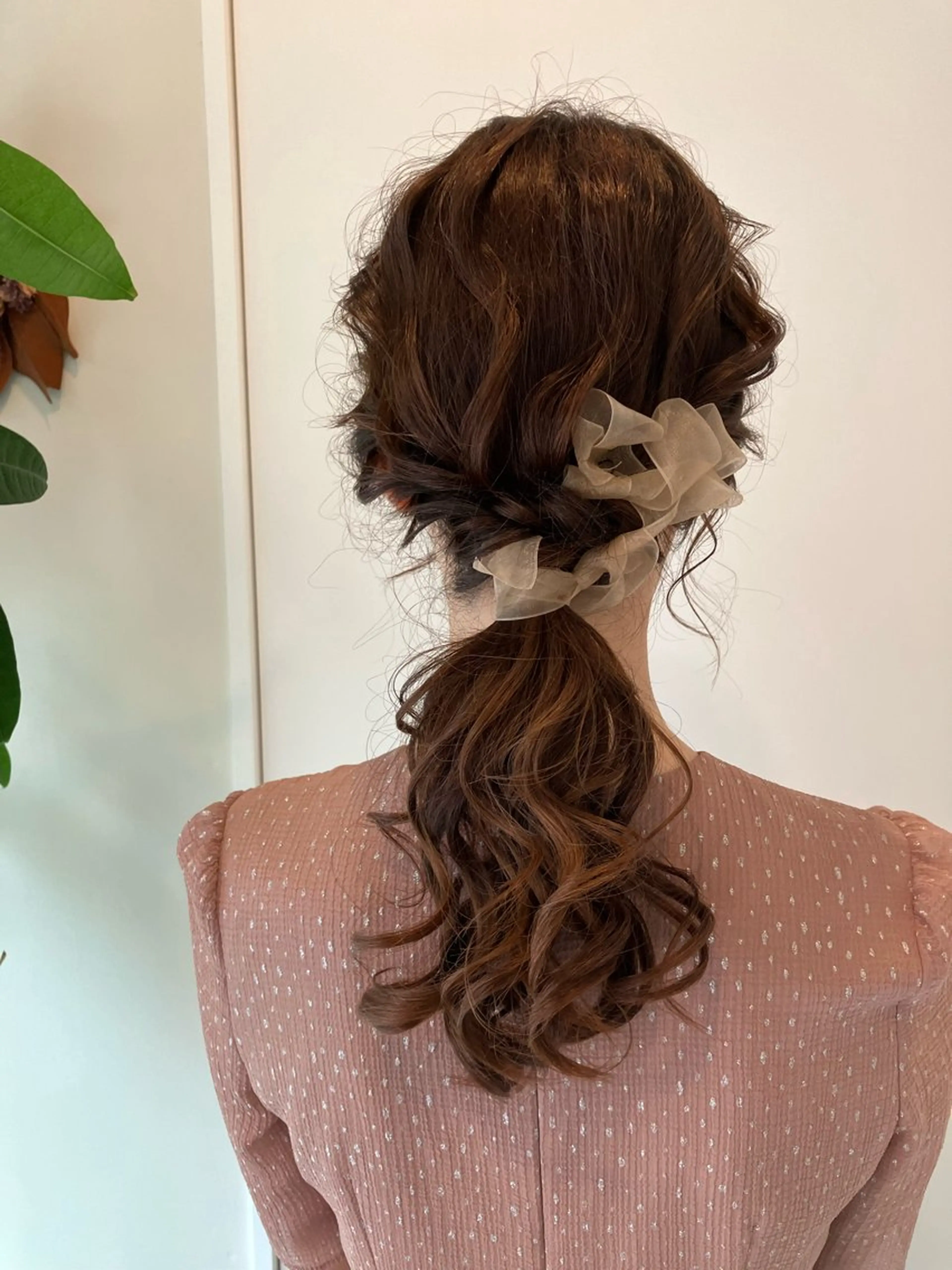 ヘアアレンジ ポニーテール Hair&Make Nahoのマツエク・マツパデザイン