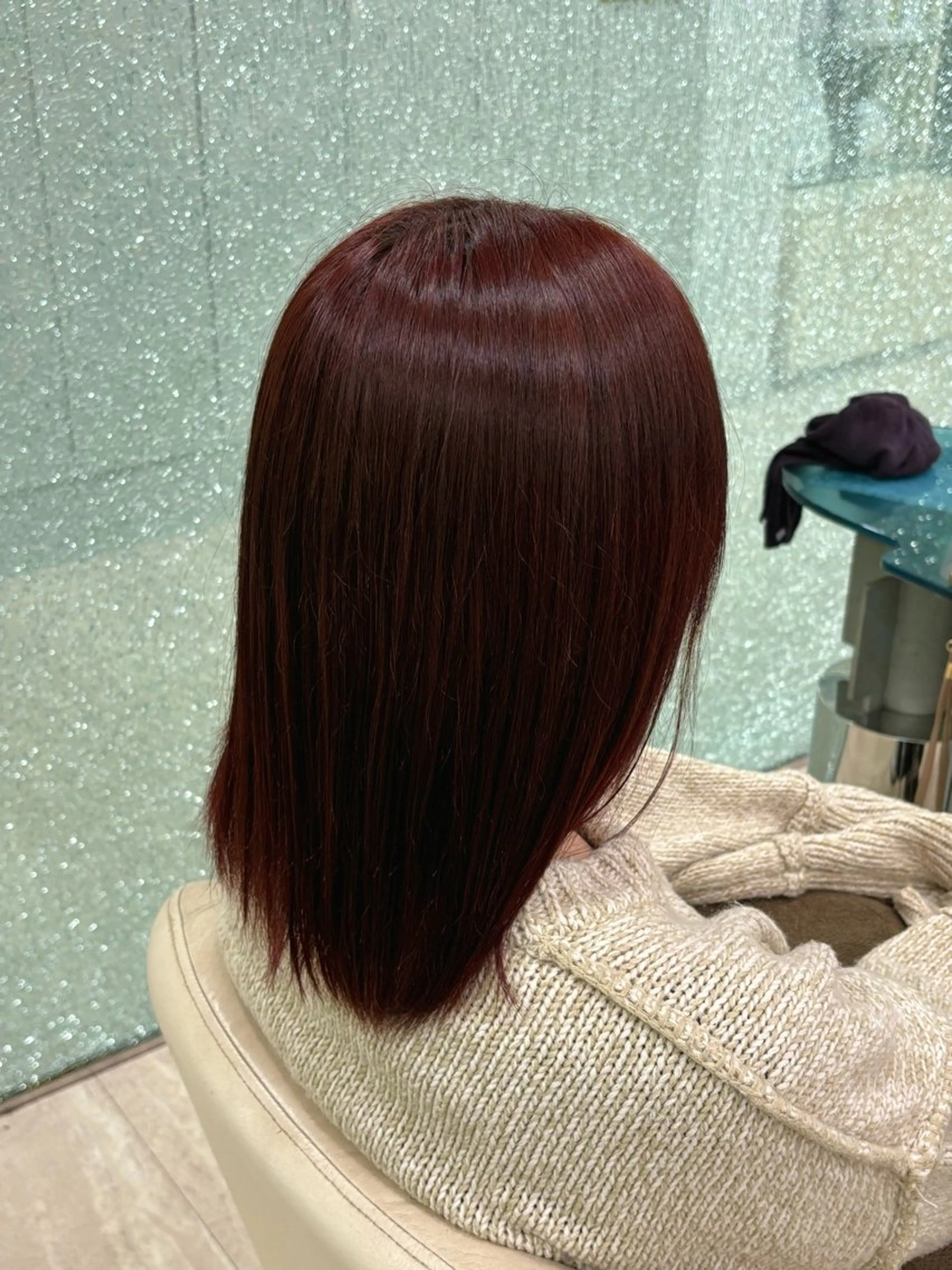 ミディアム カラー トリートメント 山下 楓香のヘアスタイル