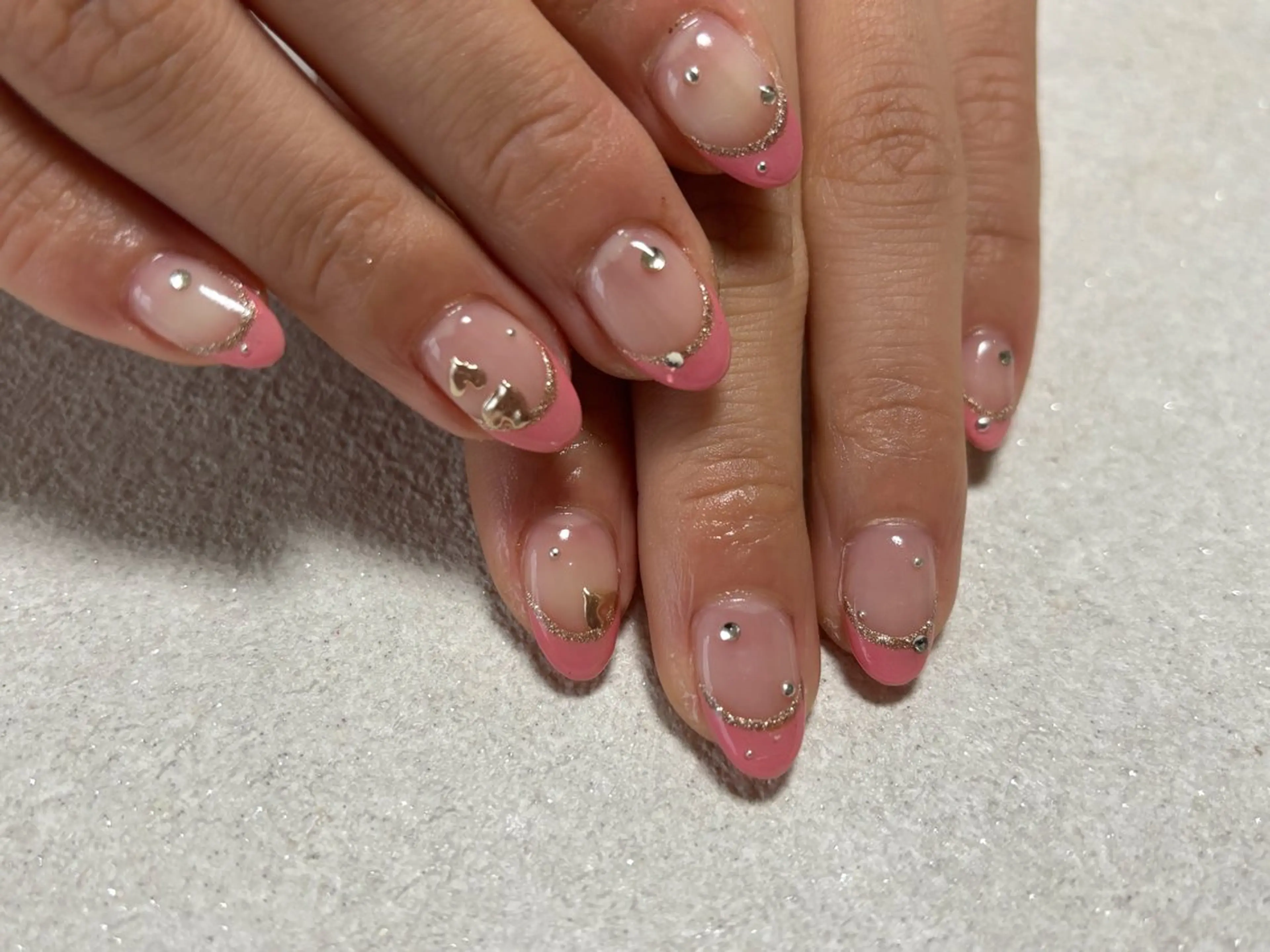 ネイル オーロラネイル フットネイル フレンチネイル ジェルネイル 韓国ネイル ハンドネイル kiki nail 二子玉川のネイルデザイン