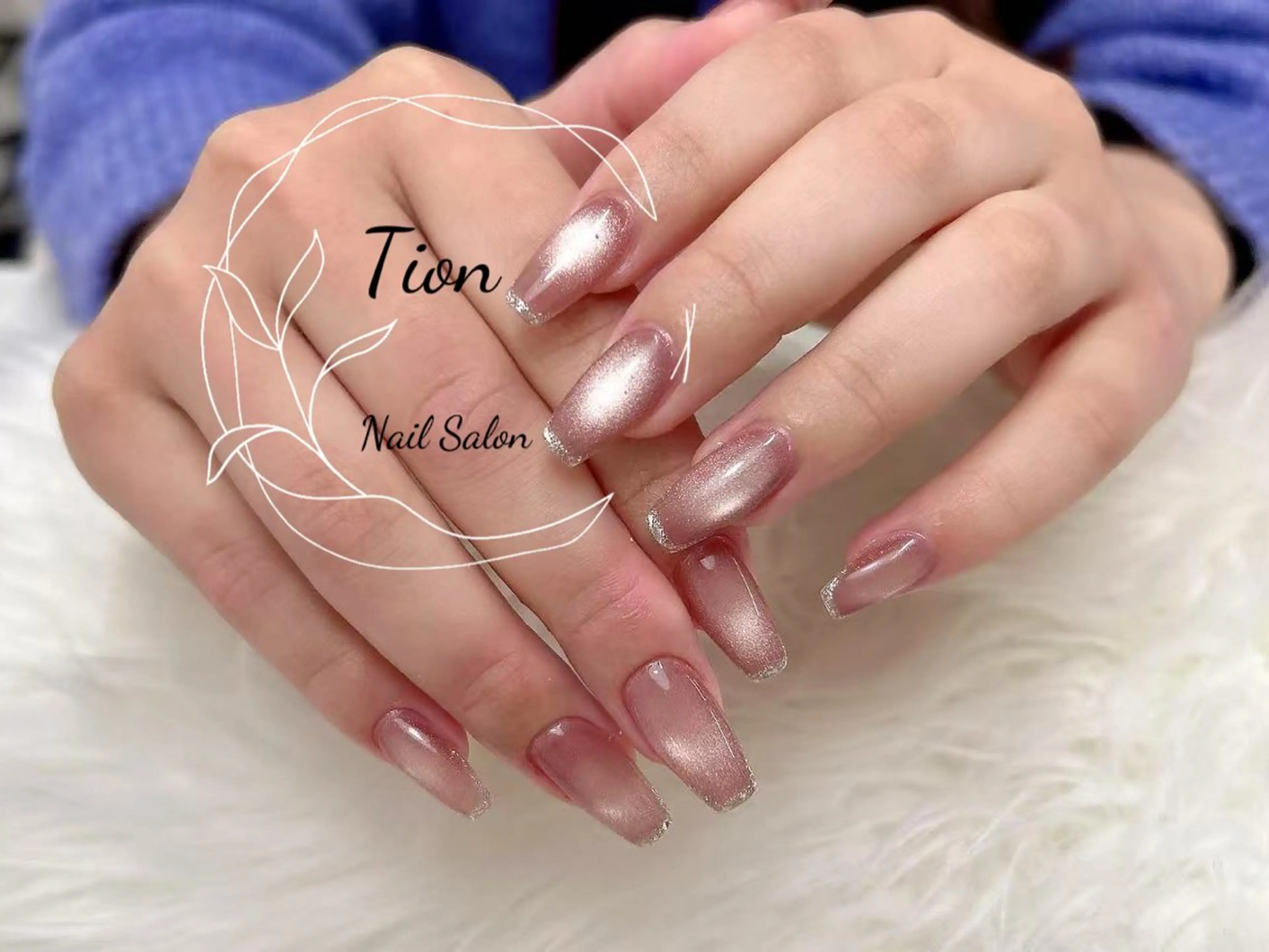 ネイル 長さ出し フットネイル ジェルネイル 韓国ネイル マグネットネイル Nailsalon Tion二子玉川店のネイルデザイン