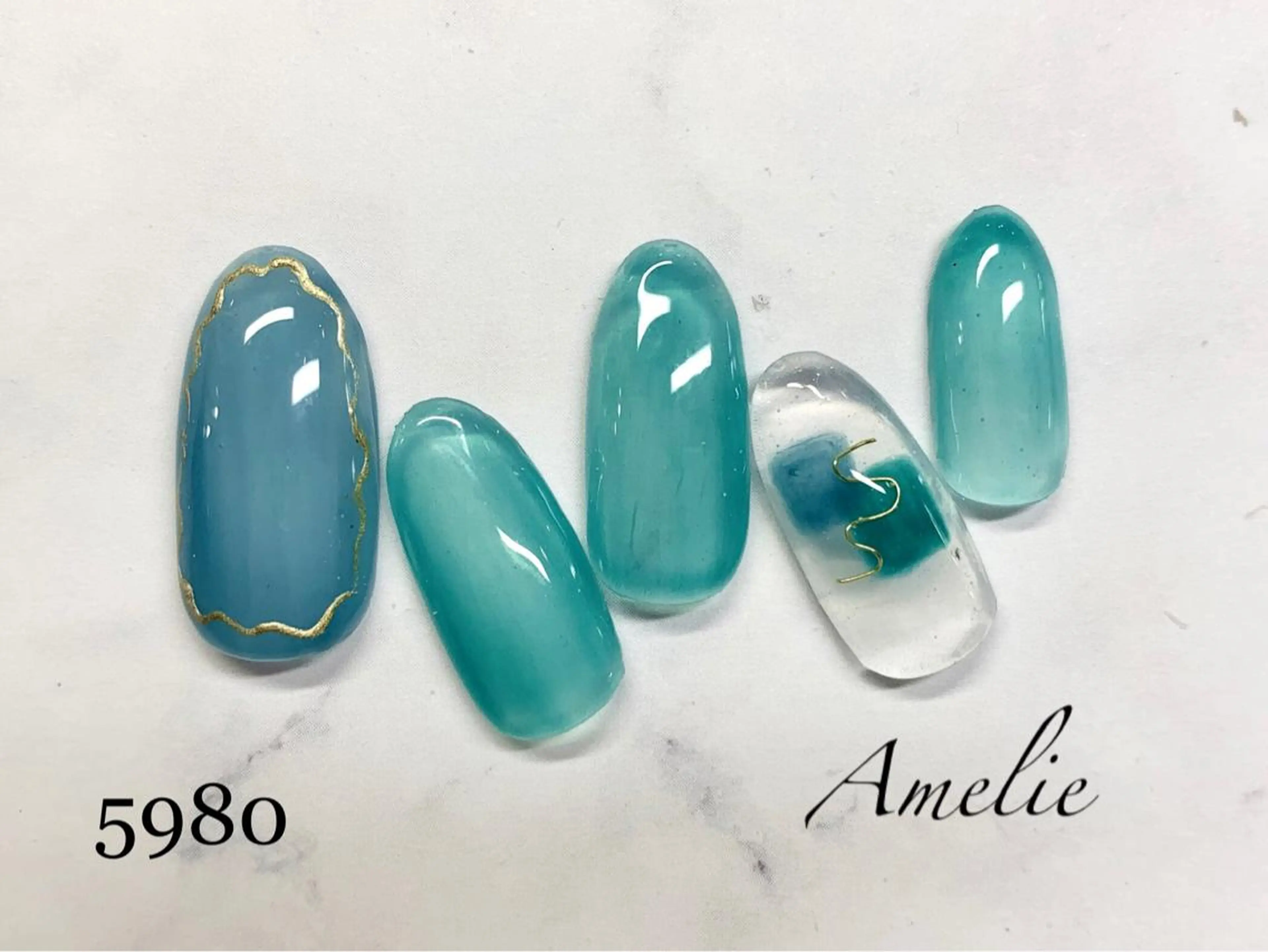 ネイル いちじゅう あおいのネイルデザイン