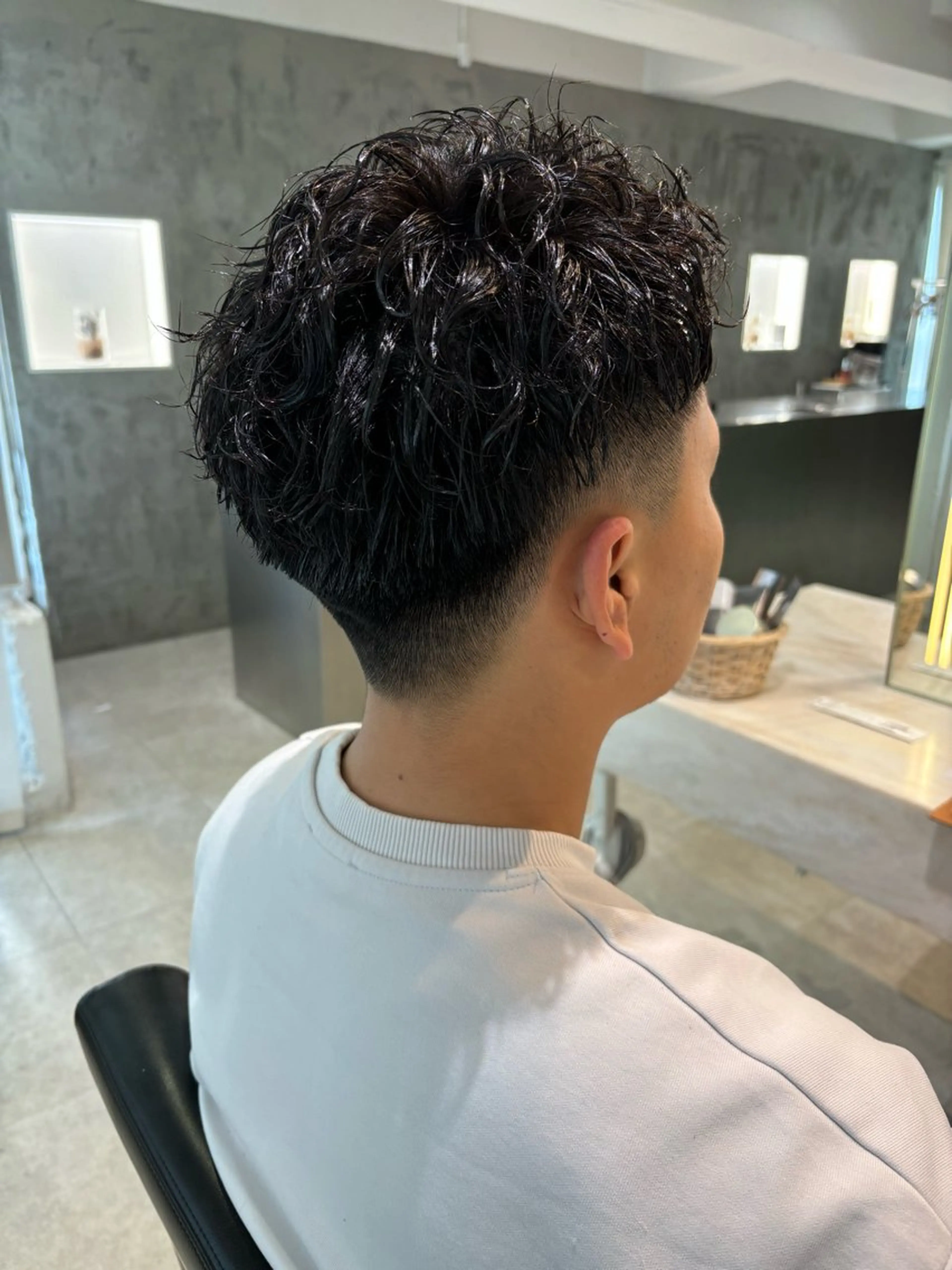 パーマ メンズ メンズパーマ スパイラルパーマ カット パーマ サソウ ユリエ🥥のヘアスタイル