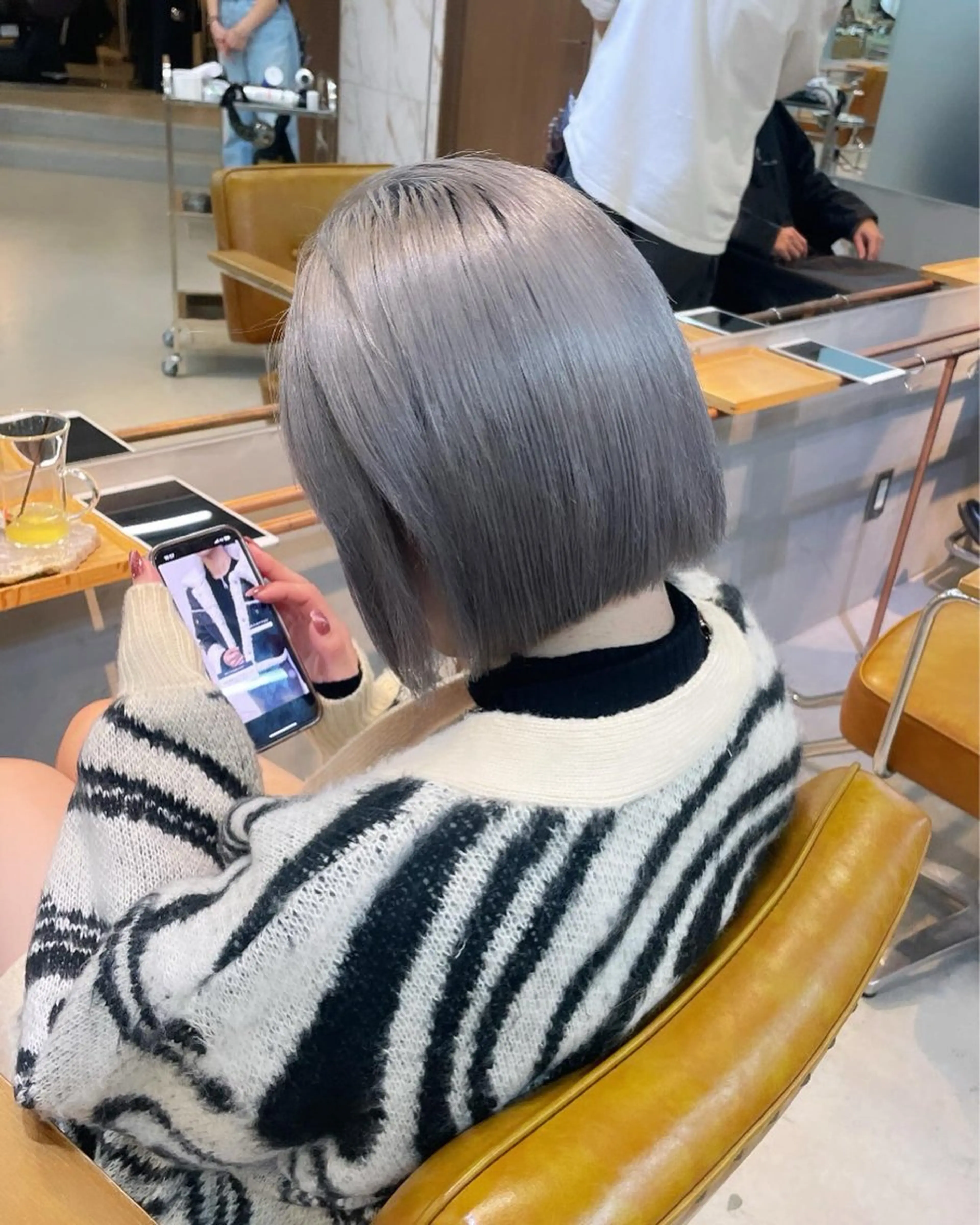 ミディアム カラー 韓国風ヘア カット ヘアカラー トリートメント ヘアセット Masena所属・💎韓国風レイヤー /ボブ💎Namiのヘアスタイル