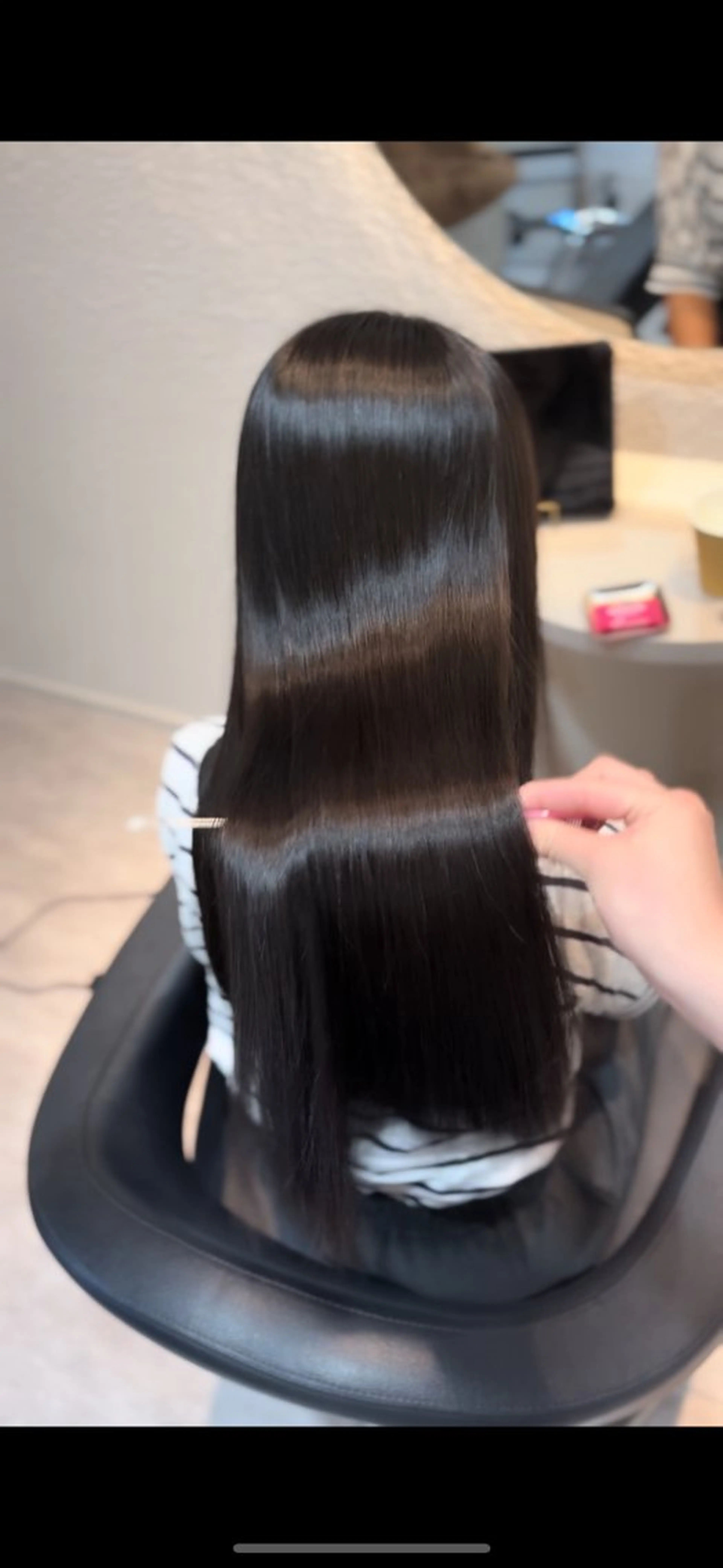 ロング 縮毛矯正 縮毛矯正 oggi西新所属・ゆい/メンズカット/ ショート/レイヤーのヘアスタイル