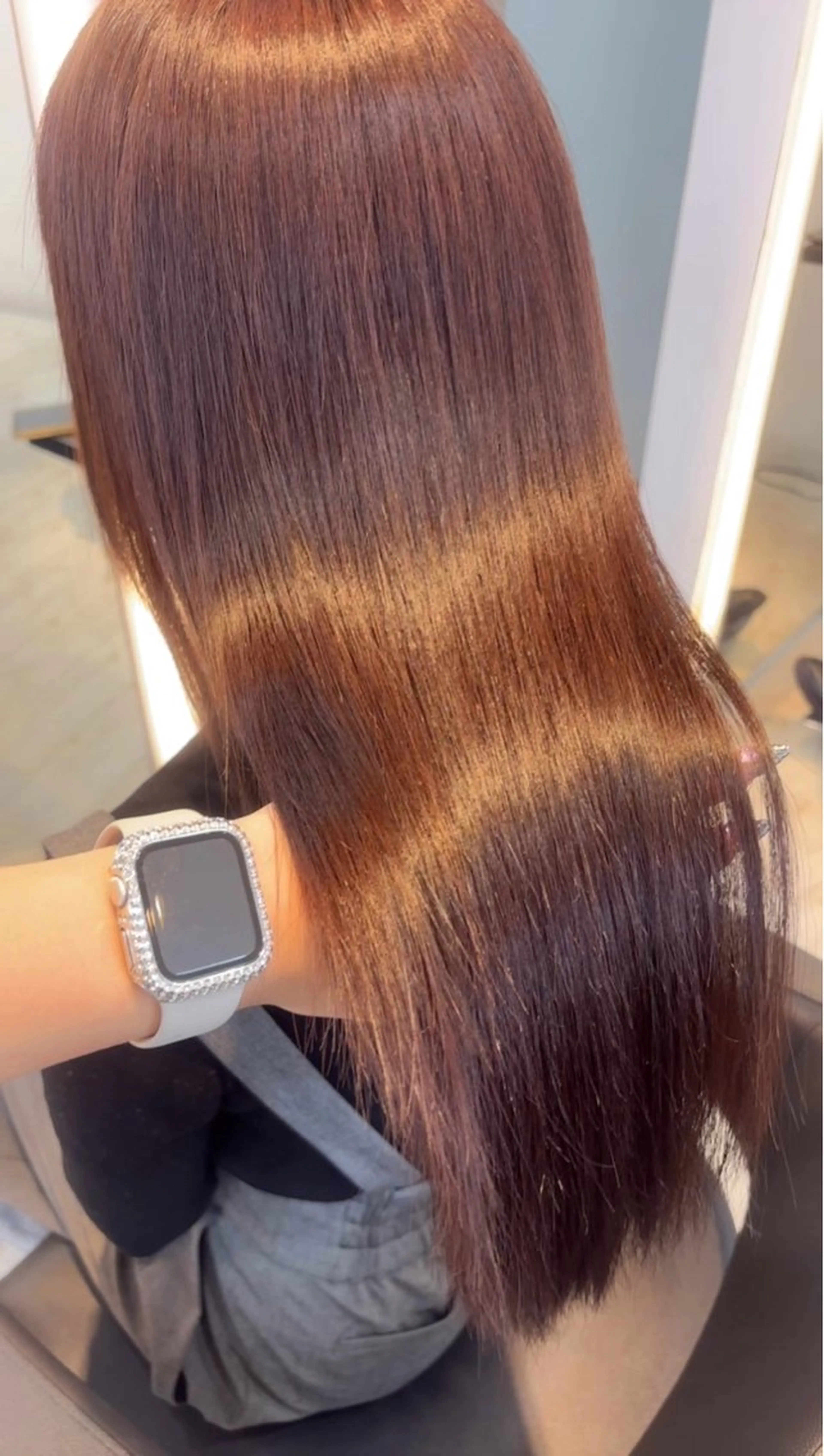 カラー ブリーチ ブラウンカラー ダブルカラー ブリーチなしカラー ピンクカラー ヘアカラー miyu/ボブ/ 透明感カラー/栄のヘアスタイル