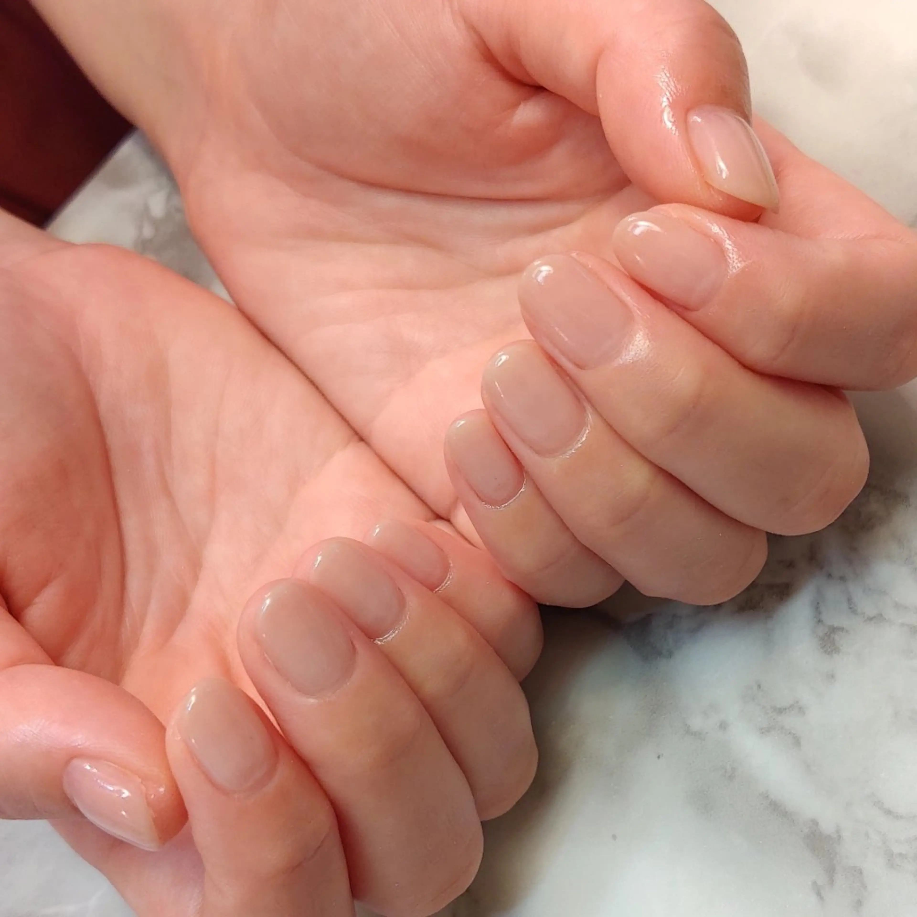 ネイル クリアネイル ジェヌインネイル 河内のネイルデザイン