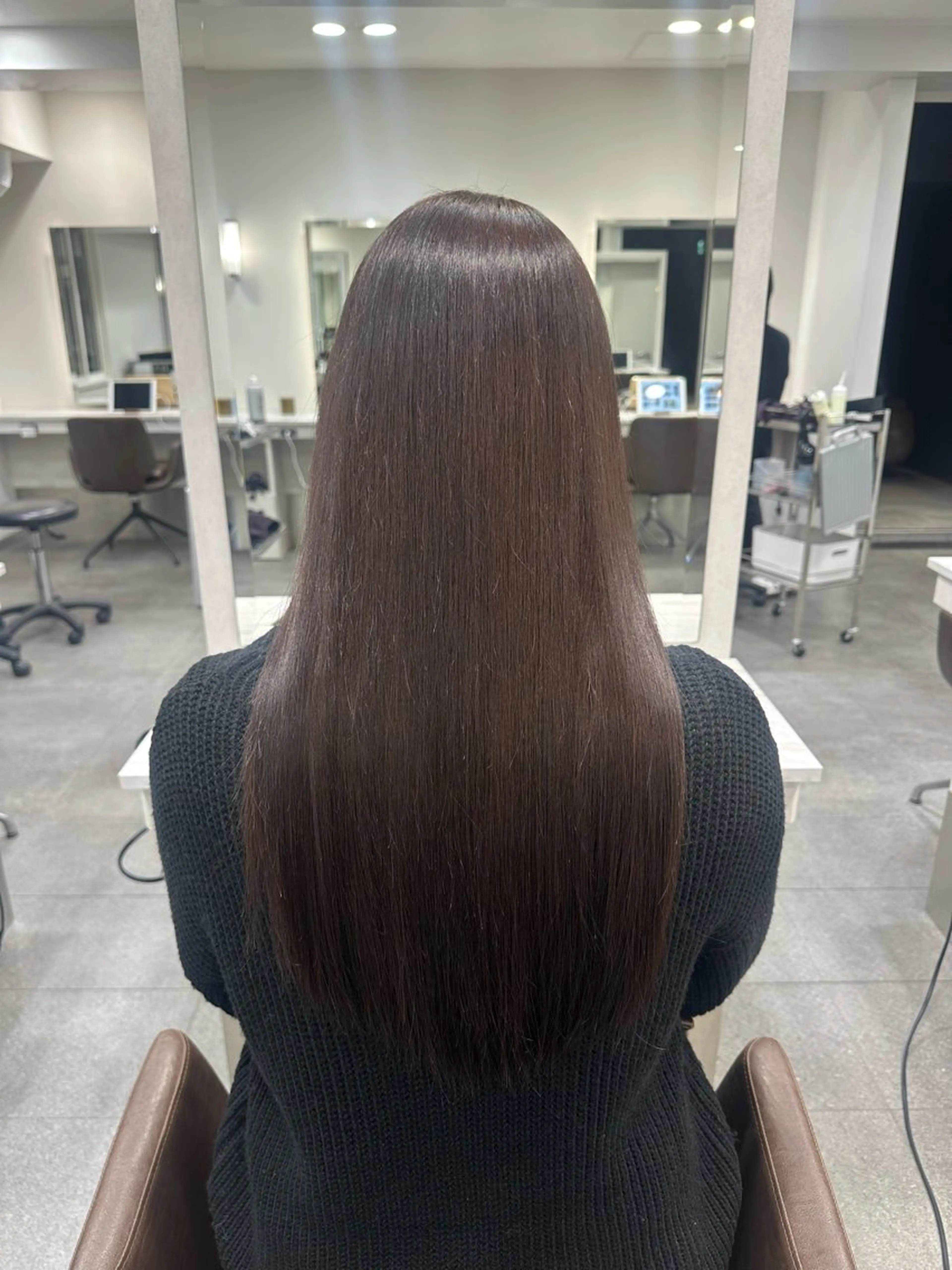 ロング カラー 縮毛矯正/表参道/ 鈴木リカコのヘアスタイル